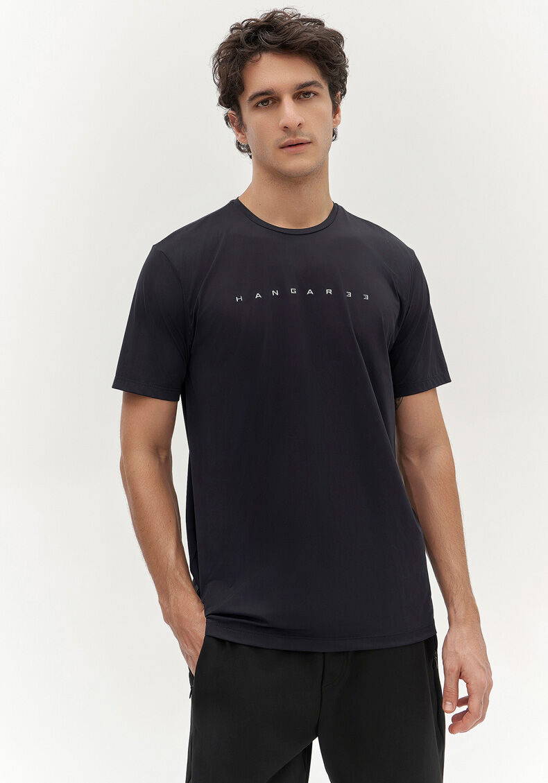 Camiseta Masculina Tech Skin com Estampa Refletiva, PRETO REATIVO, large.