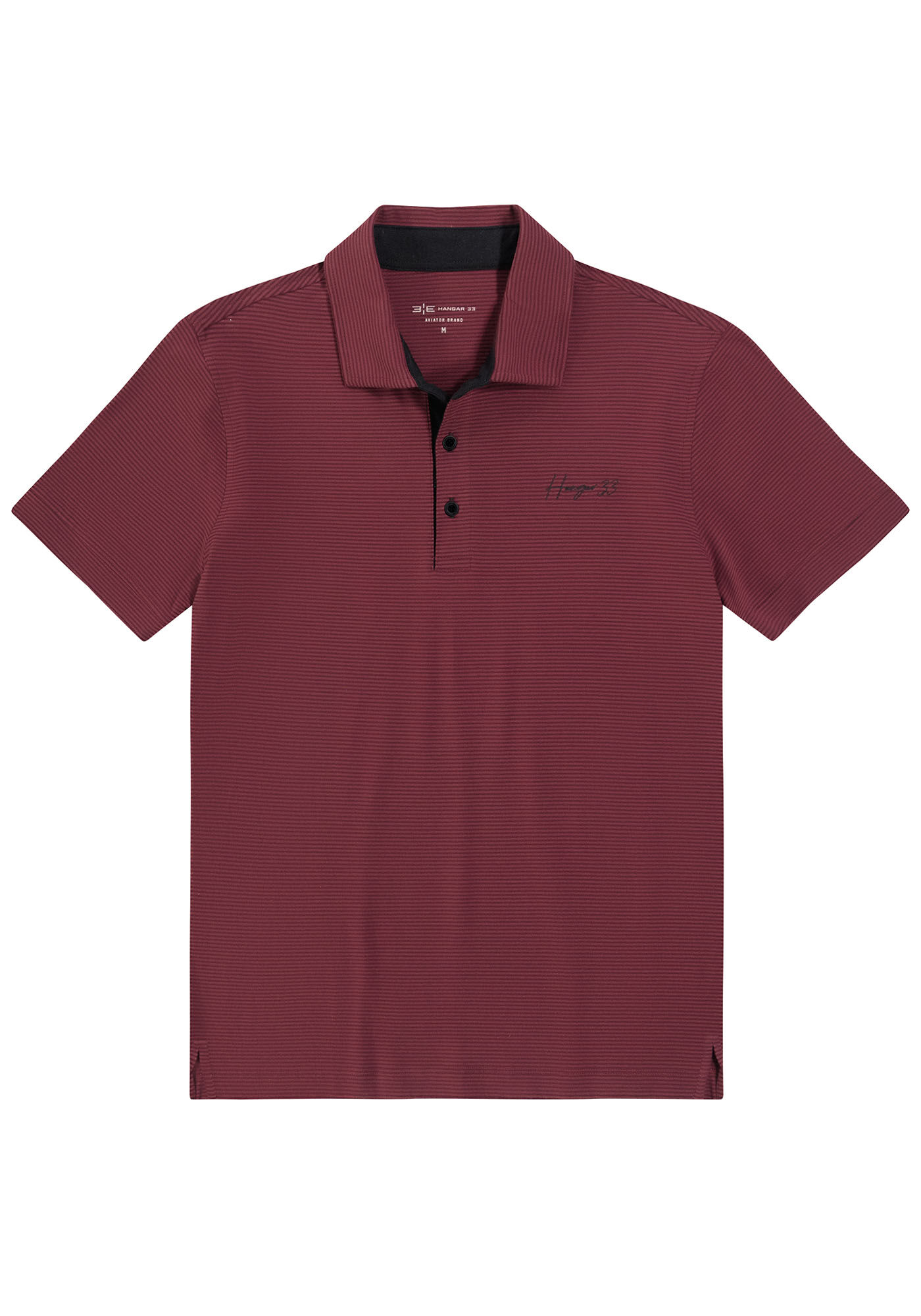 Camisa Polo Masculina em Malha Viscotton com Bordado, BORDO WITCH, large.