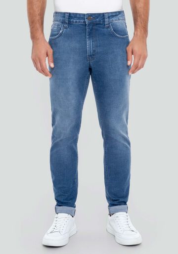Calça Jeans Masculina Slim Clima Control, JEANS, large.