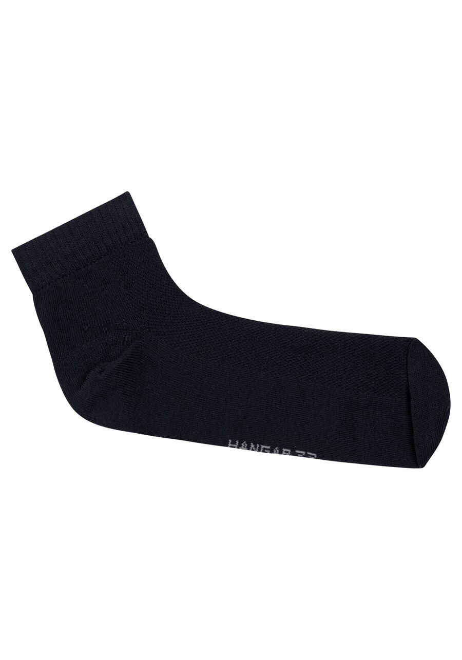 Kit Com 3 Pares De Meia Com Cano Curto, PRETO REATIVO. Kit Com 3 Pares De Meia Com Cano Curto, PRETO REATIVO, large.