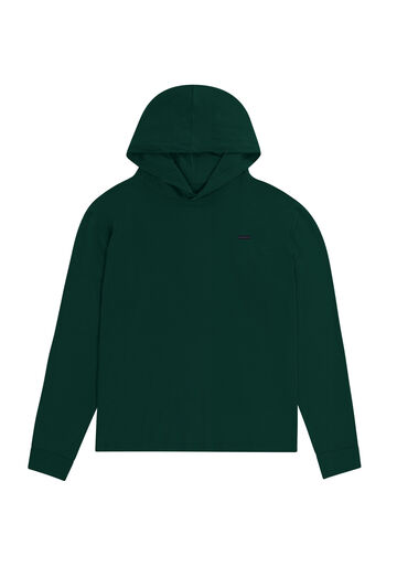 Camiseta Manga Longa Masculina com Capuz, VERDE ARABESQUE. Camiseta Manga Longa Masculina com Capuz, VERDE ARABESQUE, large.