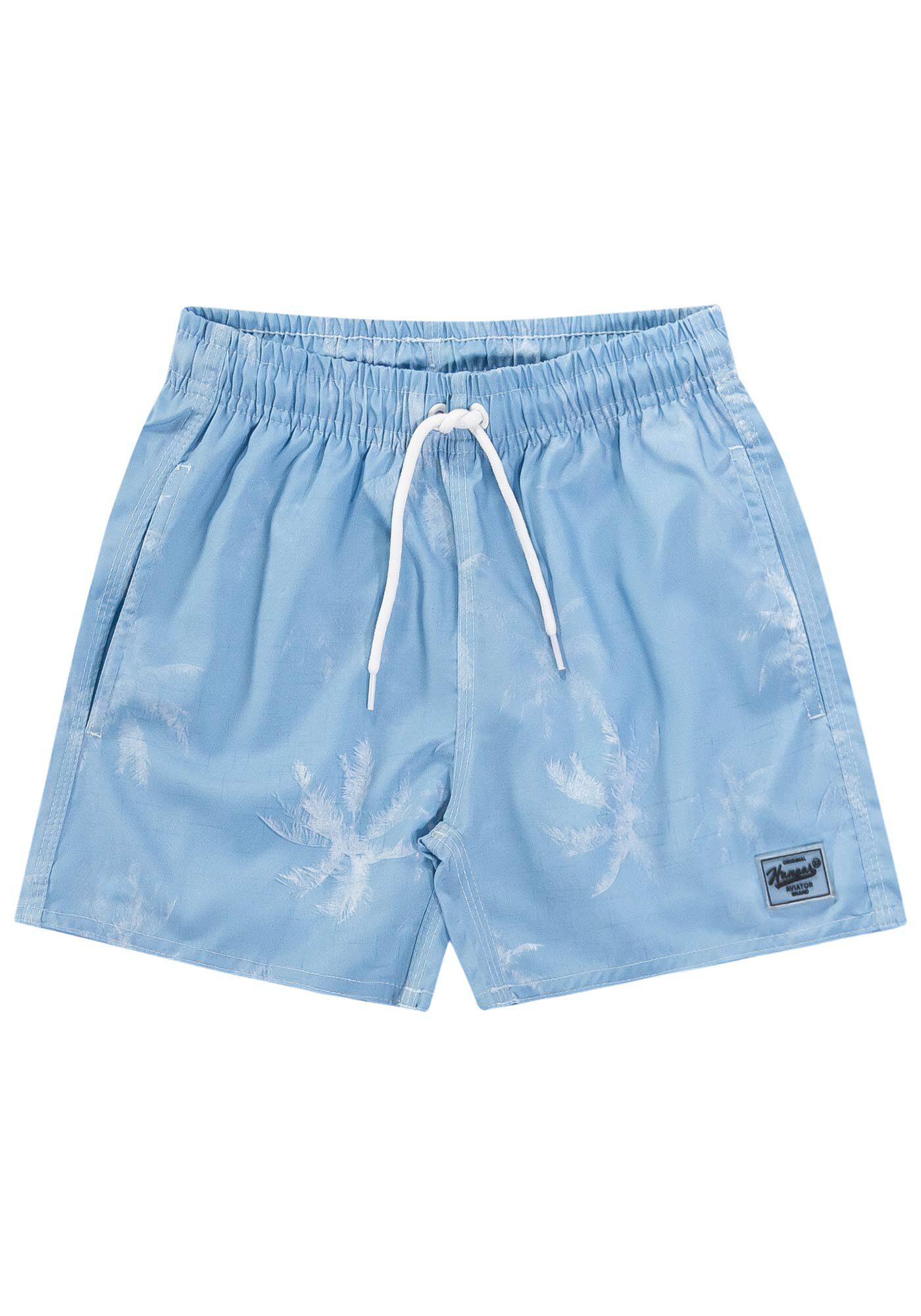 Shorts Infantil Menino Estampado Tal Pai Tal Filho, AZUL BRIGHT, large.