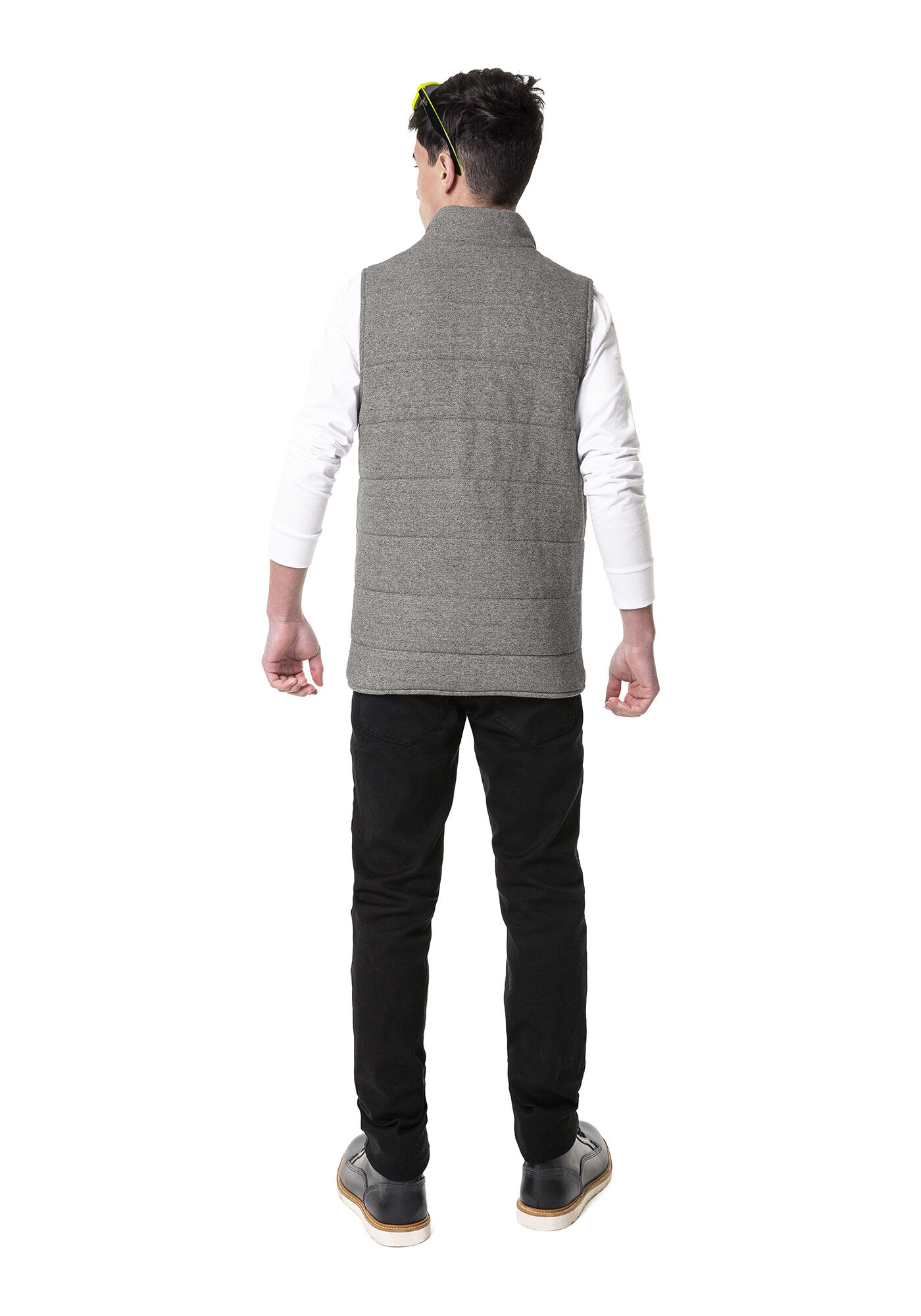 Colete Moletom Corse e Malha View Flex High, MESCLA MEDIO, large.