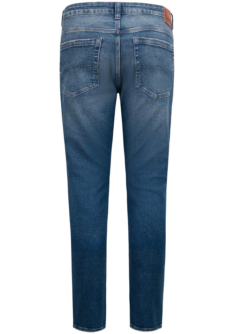 Calça Skinny Jeans Com Elastano E Bolsos Masculina, JEANS. Calça Skinny Jeans Com Elastano E Bolsos Masculina, JEANS, large.