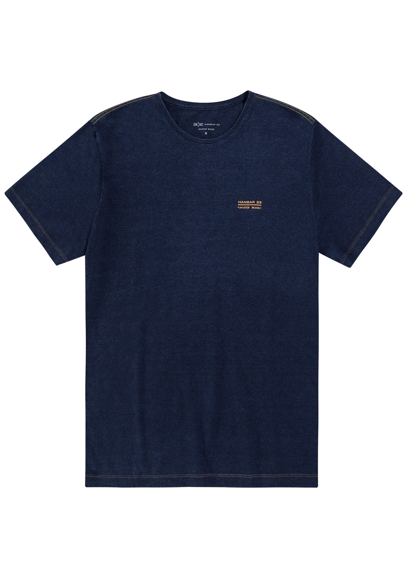 Camiseta Masculina em Malha Denim, MARINHO ACTION, large.