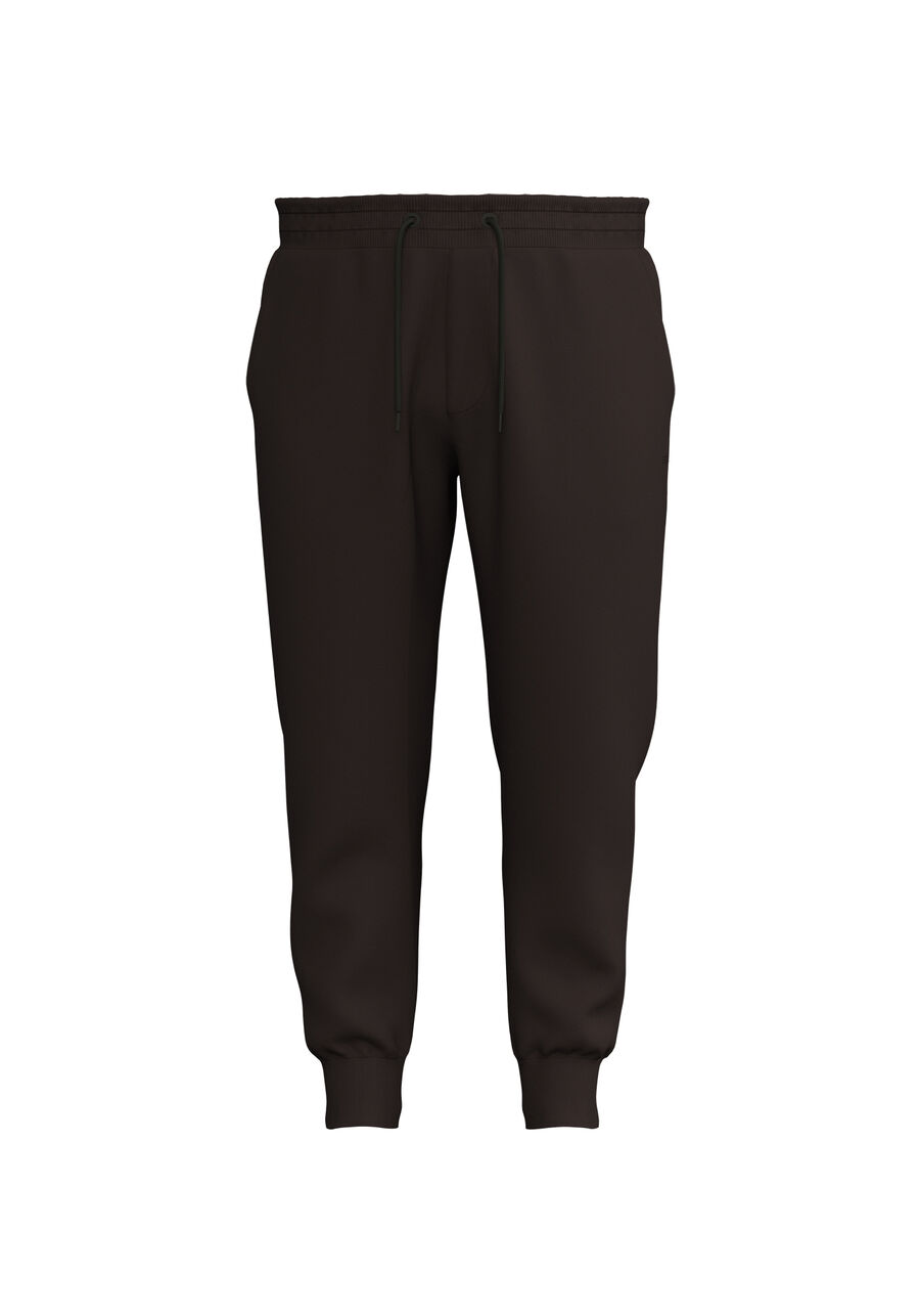 Calça Em Moletom Peluciado Com Cadarço E Bolsos Big & Tall, MARROM EGGPLANT. Calça Em Moletom Peluciado Com Cadarço E Bolsos Big & Tall, MARROM EGGPLANT, large.