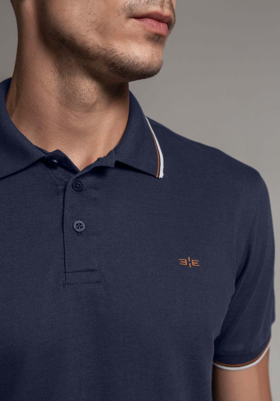 Camisa Polo Masculina em Malha Piquet, MARINHO IMPERIO. Camisa Polo Masculina em Malha Piquet, MARINHO IMPERIO, large.