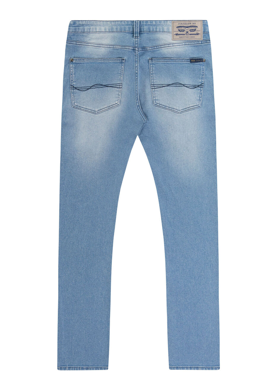 Calça Jeans Masculina Slim Clara Estonada, JEANS. Calça Jeans Masculina Slim Clara Estonada, JEANS, large.