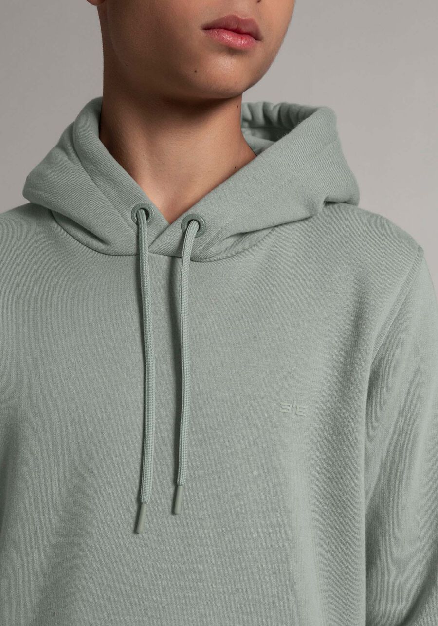 Blusão Juvenil em Moletom 3 Cabos com Capuz, VERDE TEOS. Blusão Juvenil em Moletom 3 Cabos com Capuz, VERDE TEOS, large.