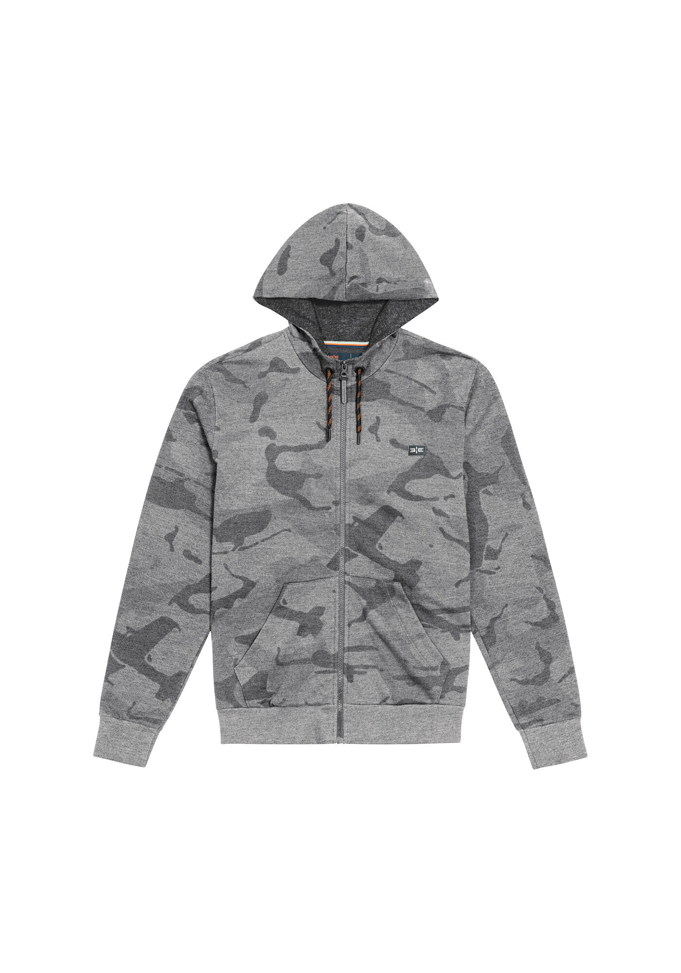 Jaqueta com Capuz Camuflada Moletom Hangar 33