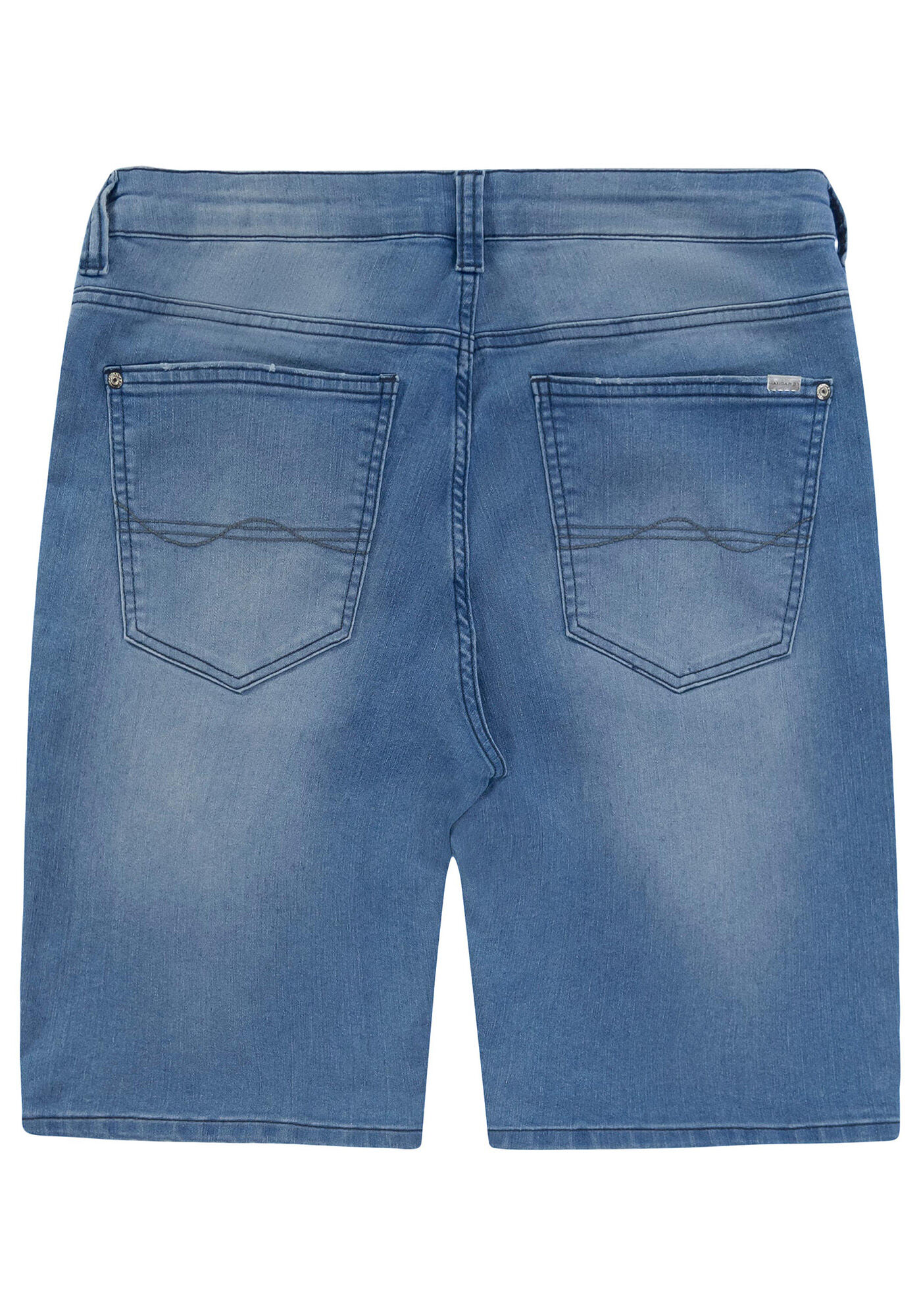 Bermuda Jeans Masculina Reta com Elastano, JEANS, large.