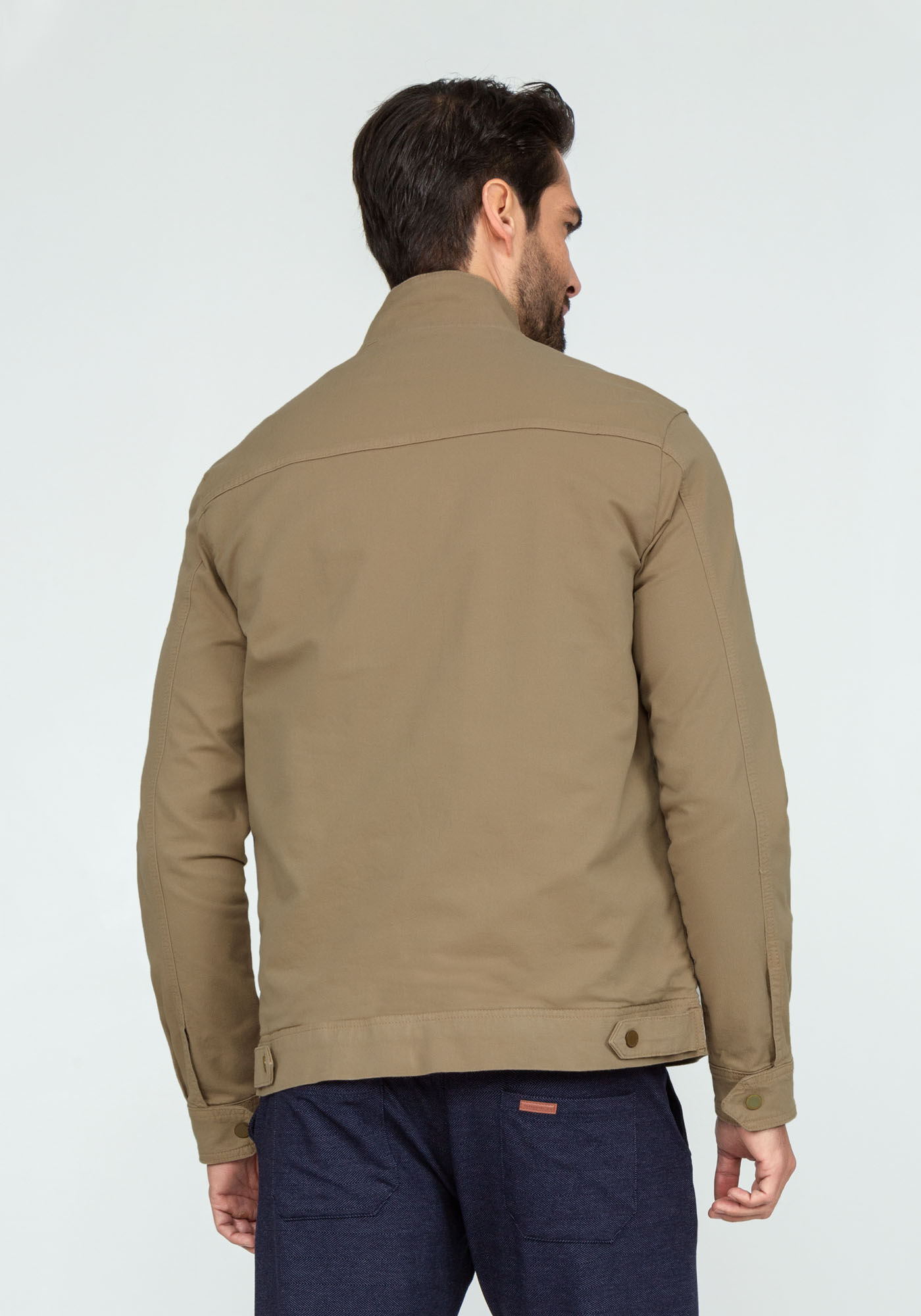 Casaco masculino sarja on sale