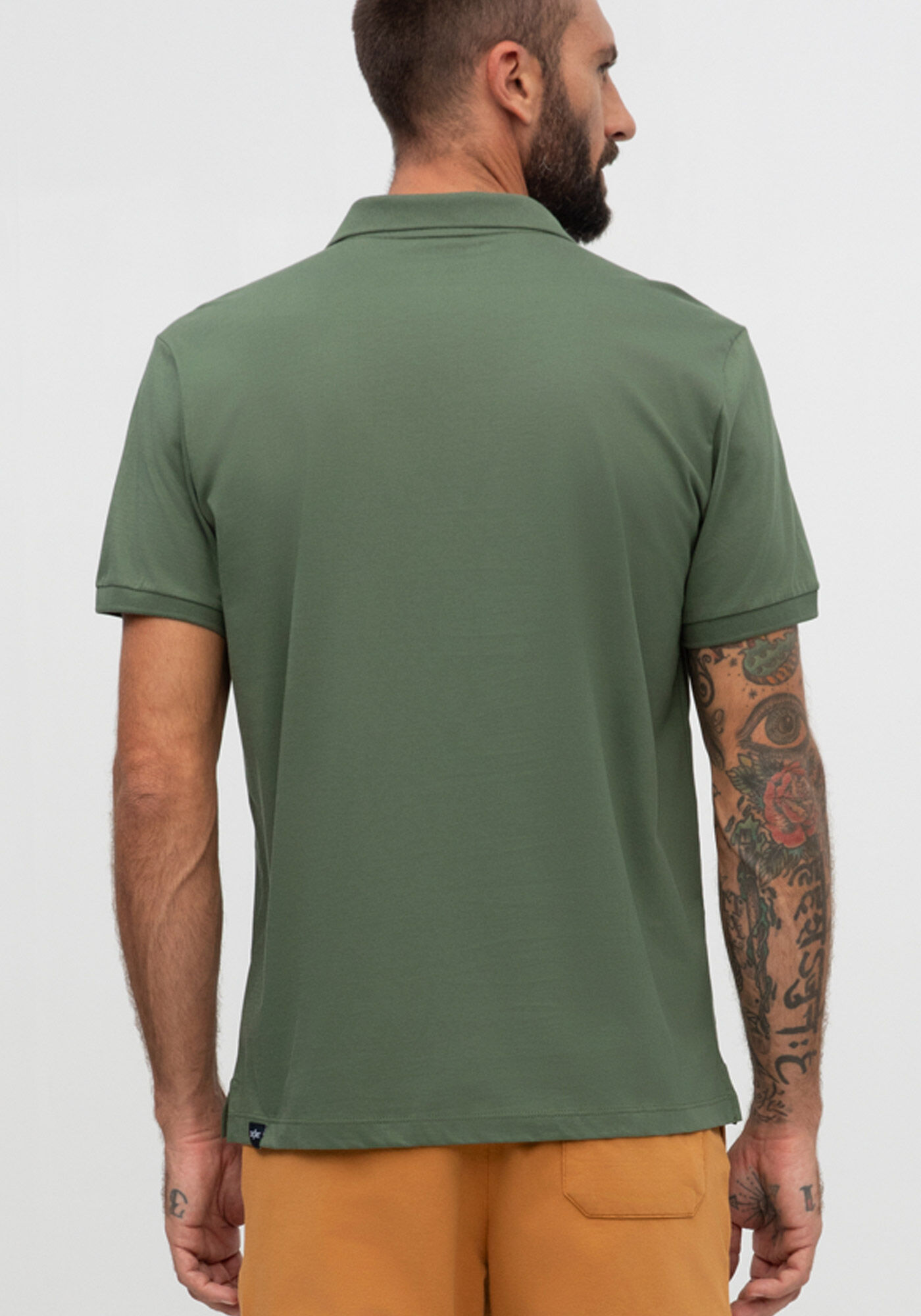 Camisa Polo De Mangas Curtas Em Algod&atilde;o Pima, VERDE GOLF, large.