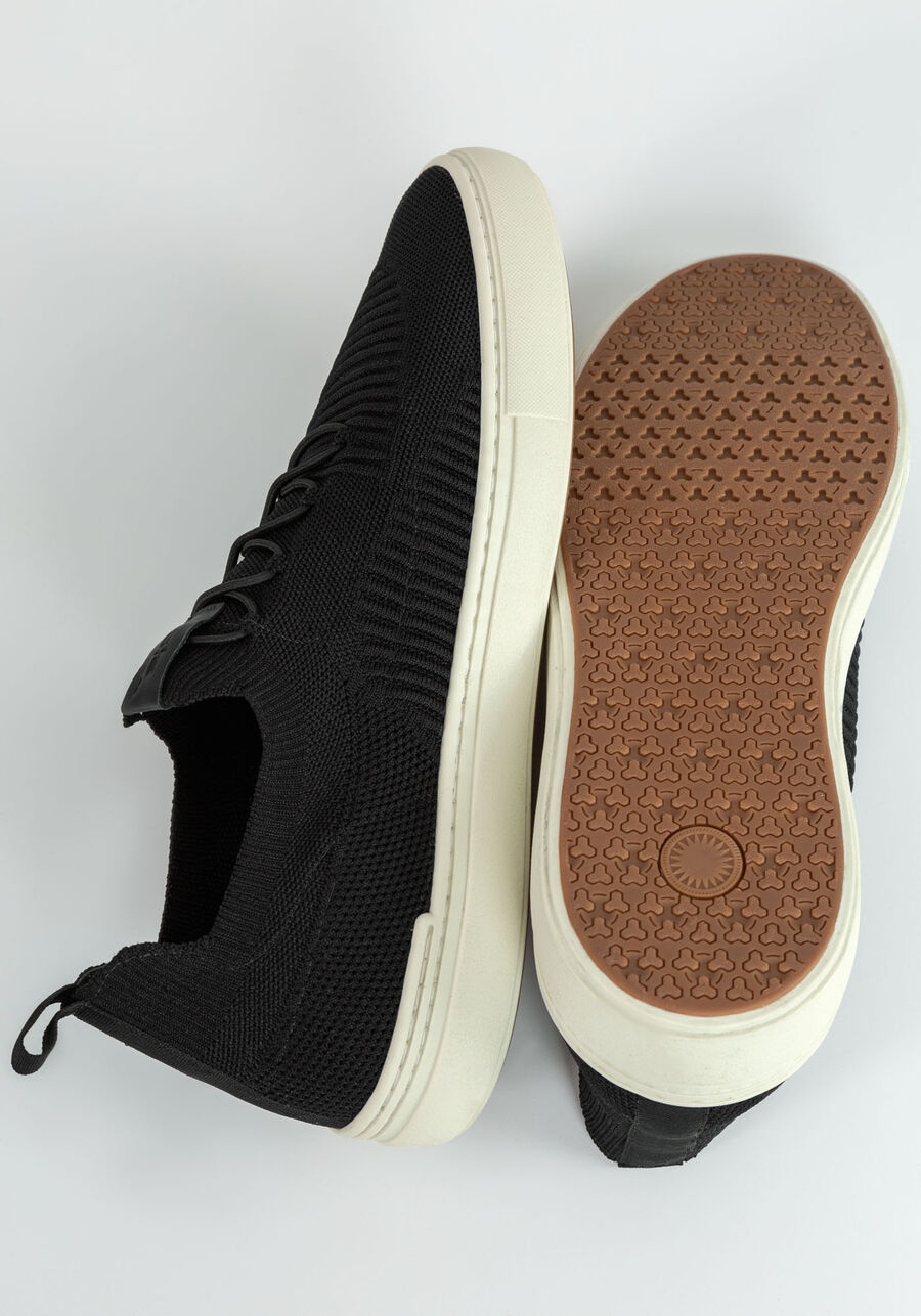 Tênis masculino em tecido meia, PRETO REATIVO. Tênis masculino em tecido meia, PRETO REATIVO, large.