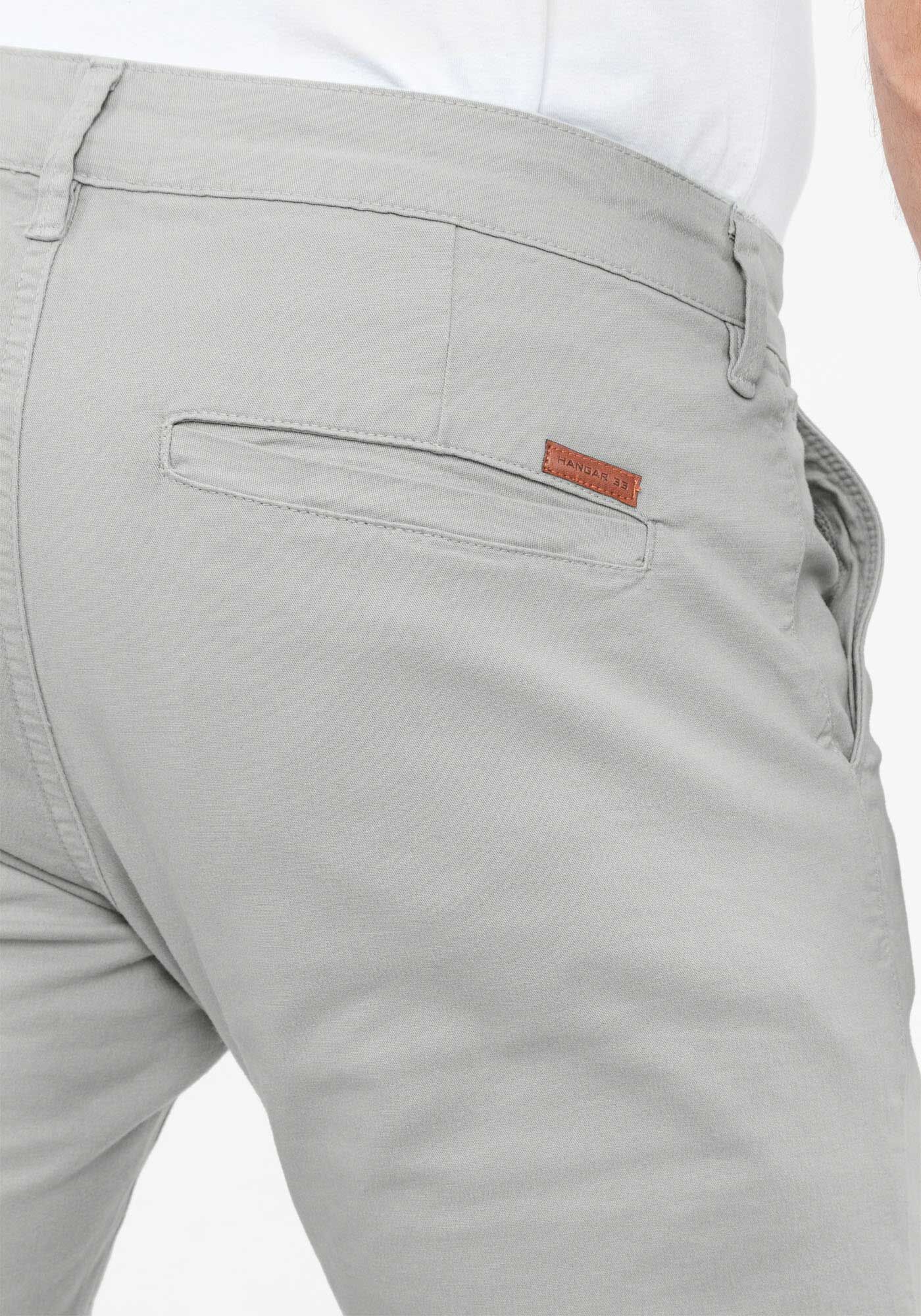 Calça de sarja masculina cinza clearance