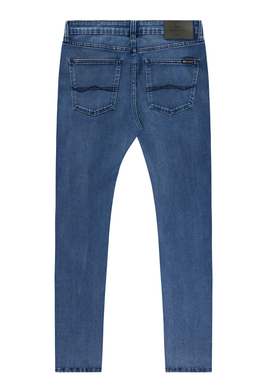 Calça Jeans Masculina Skinny Média Estonada, JEANS. Calça Jeans Masculina Skinny Média Estonada, JEANS, large.
