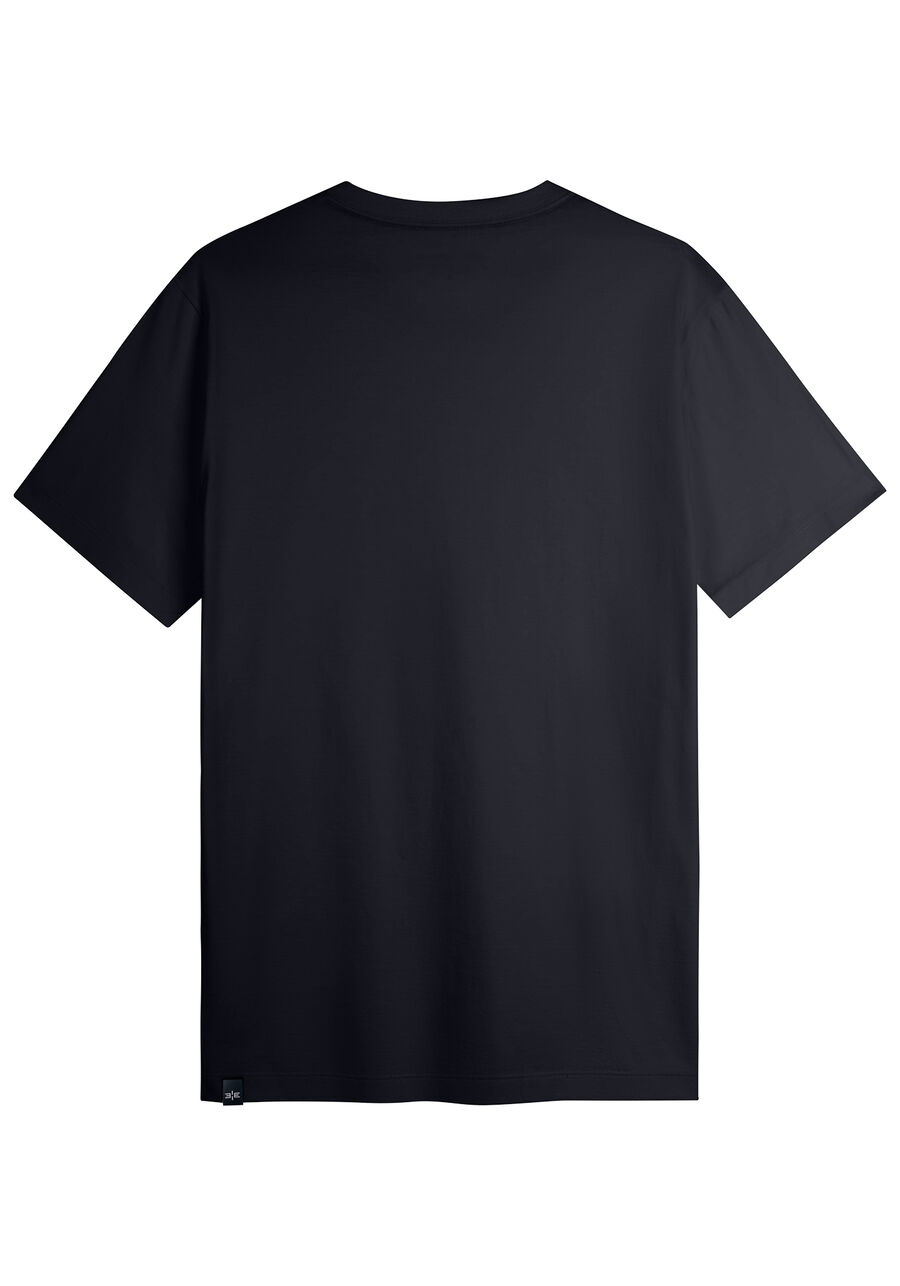 Camiseta Com Estampa Localizada Em Malha Natural Classic, PRETO REATIVO. Camiseta Com Estampa Localizada Em Malha Natural Classic, PRETO REATIVO, large.