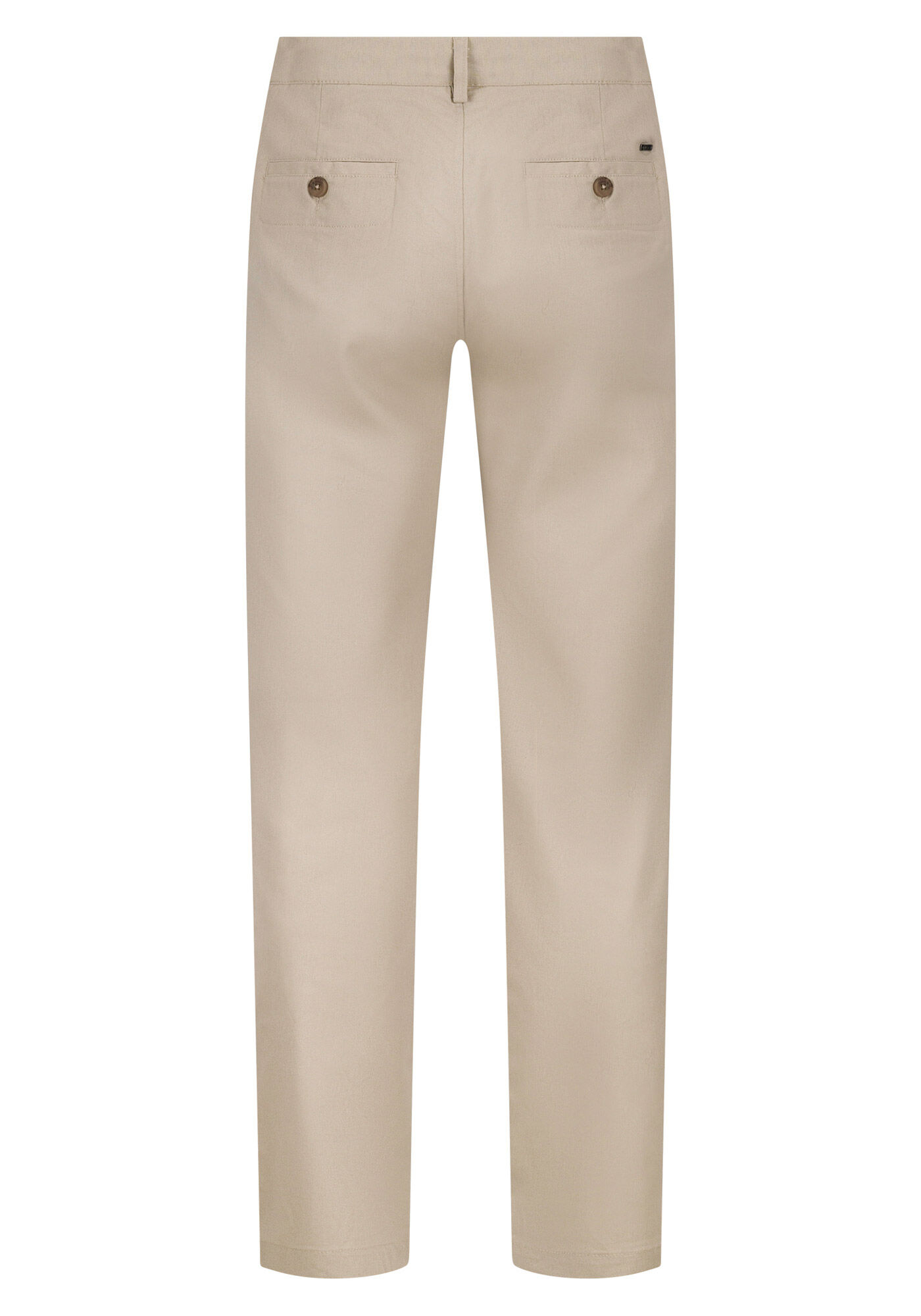 Cal&ccedil;a Com Bolsos Em Tecido Plano Com Linho, BEGE SYSTEM, large.