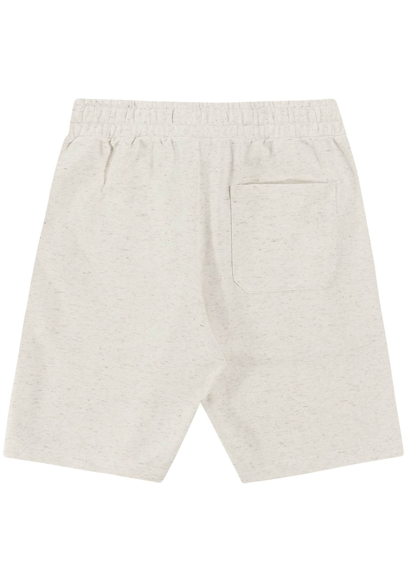 Bermuda Masculina Reta em Moletom com Cadar&ccedil;o, BRANCO OFF WHITE, large.