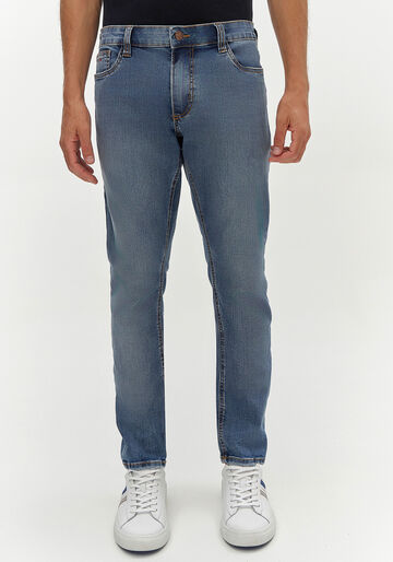 Calça Jeans Masculina Skinny com Elastano, JEANS. Calça Jeans Masculina Skinny com Elastano, JEANS, large.