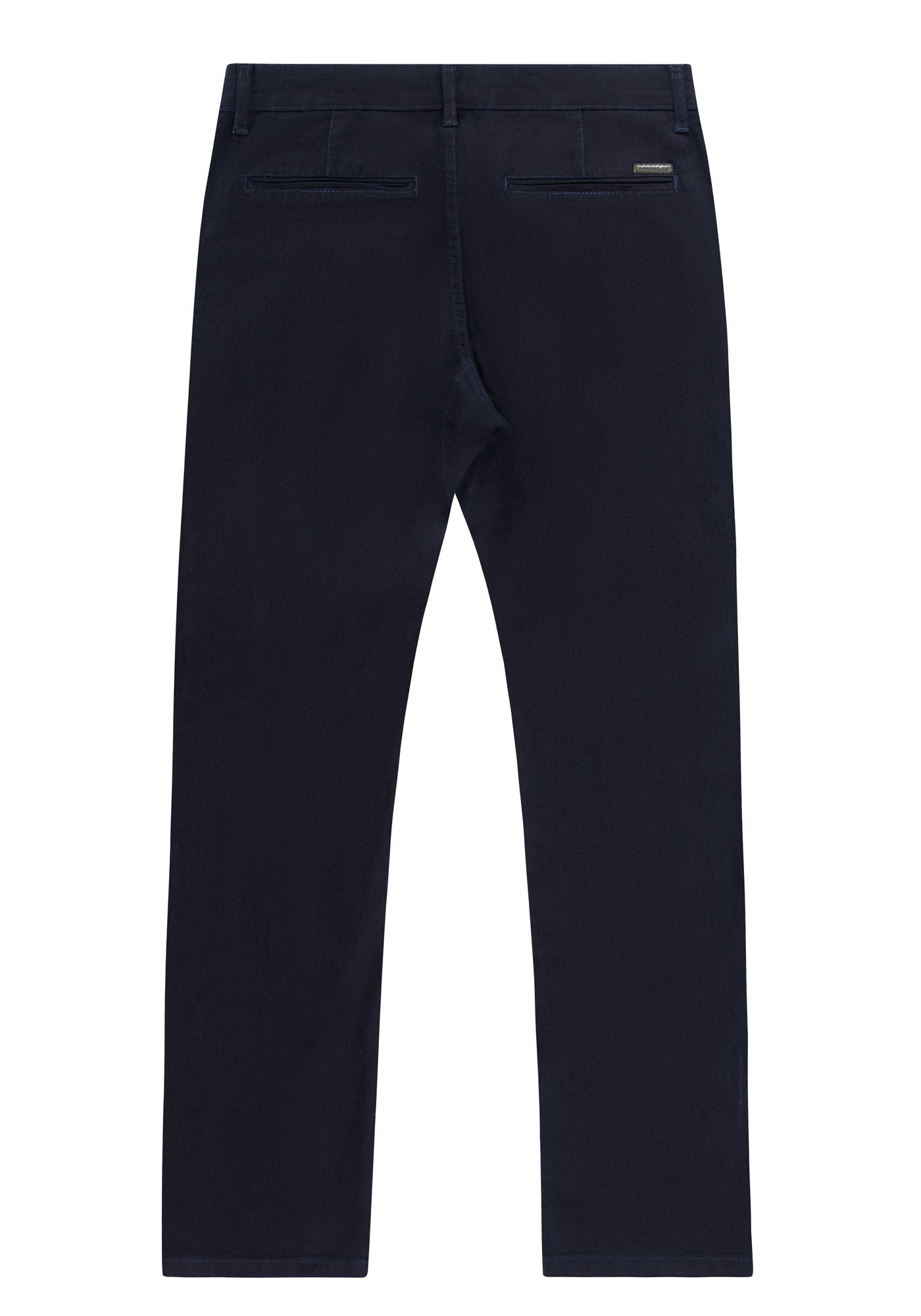 Cal&ccedil;a Jeans Reta Chino Lavagem Escura Antidesgaste, JEANS, large.