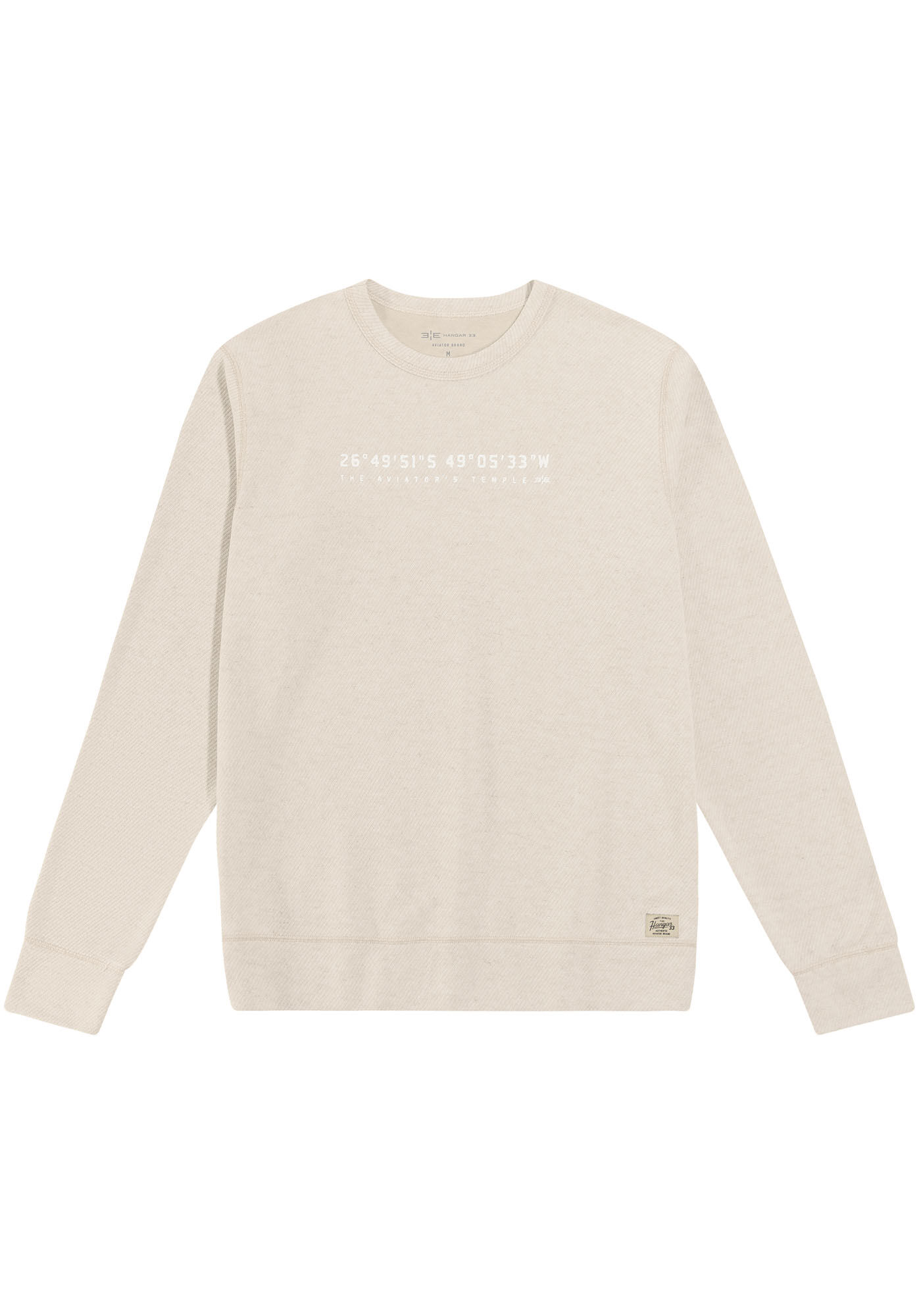 Blus&atilde;o Masculino em Moletom Linho, BEGE SYSTEM, large.