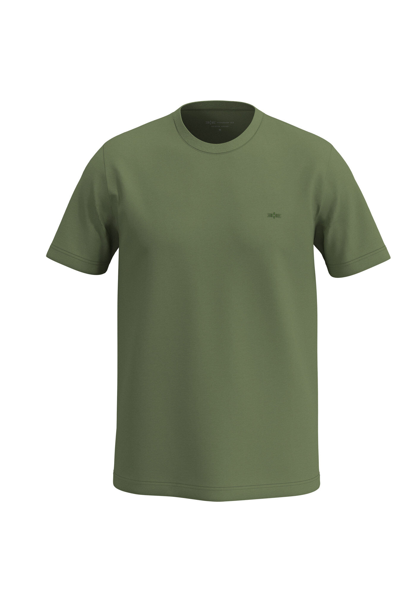 Camiseta B&aacute;sica De Mangas Curtas Colors, VERDE MOVIMENTO, large.