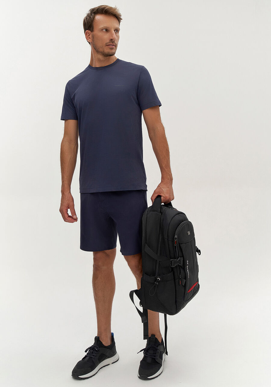 Camiseta Masculina em Malha Tech Skin, MARINHO ACTION. Camiseta Masculina em Malha Tech Skin, MARINHO ACTION, large.