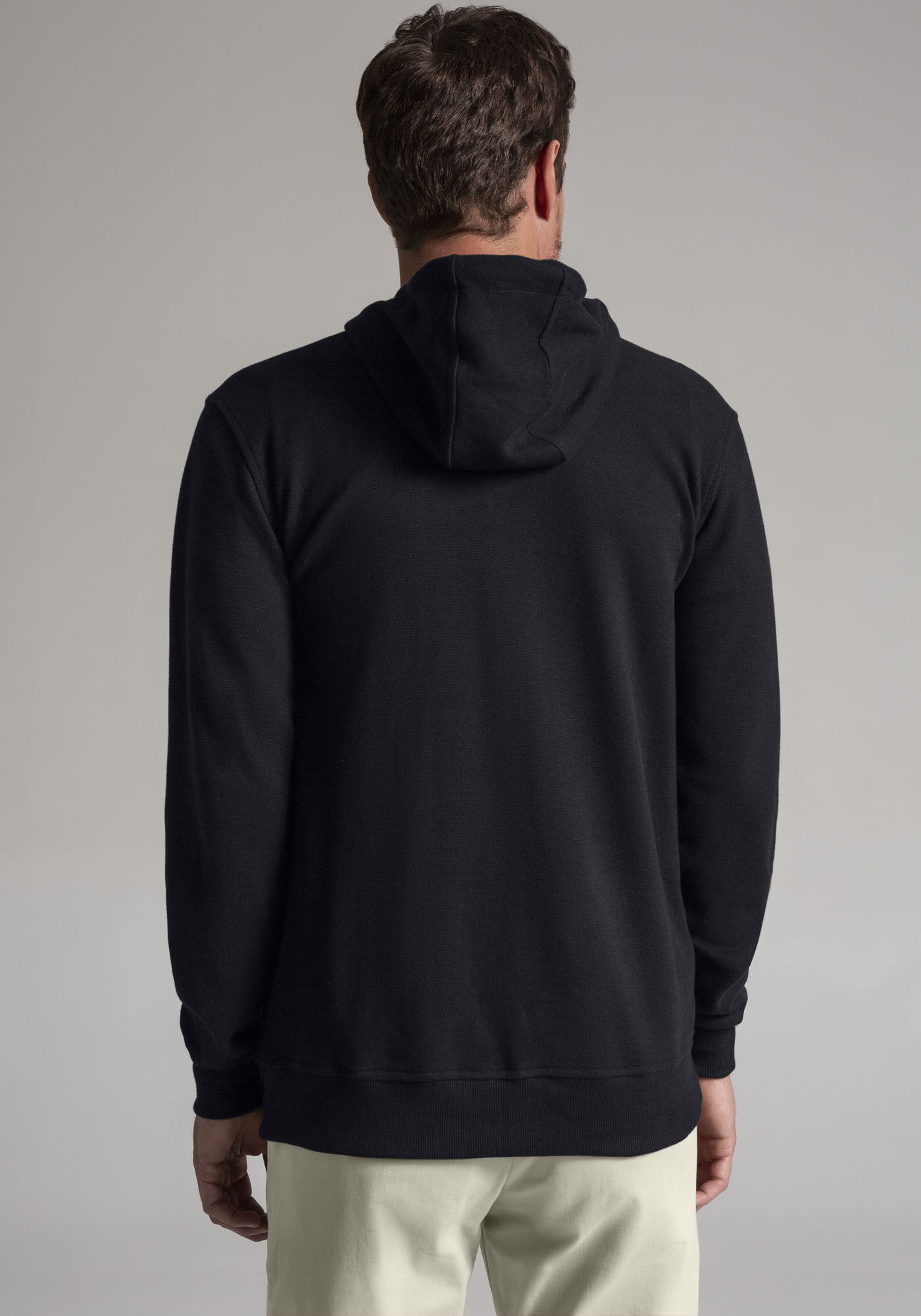 Jaqueta Masculina Tal Pai Tal Filho em Moletom, PRETO REATIVO, large.