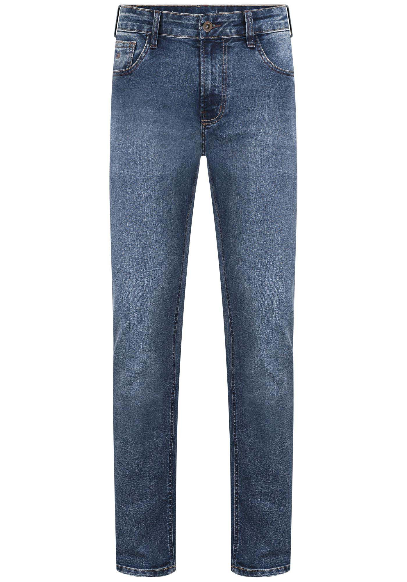 Cal&ccedil;a Jeans Slim Com Elastano E Bolsos Turbofan, JEANS, large.