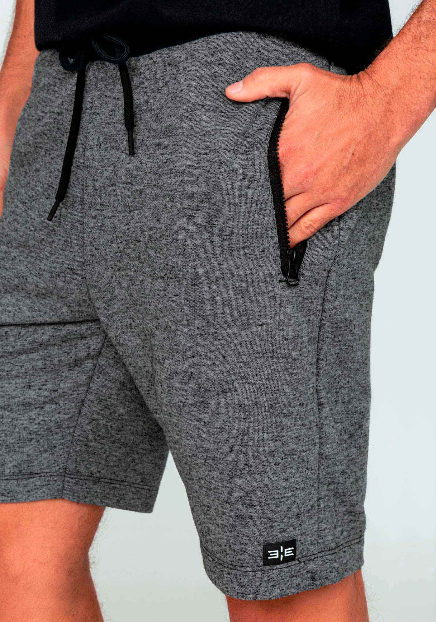 Bermuda top moletom ziper