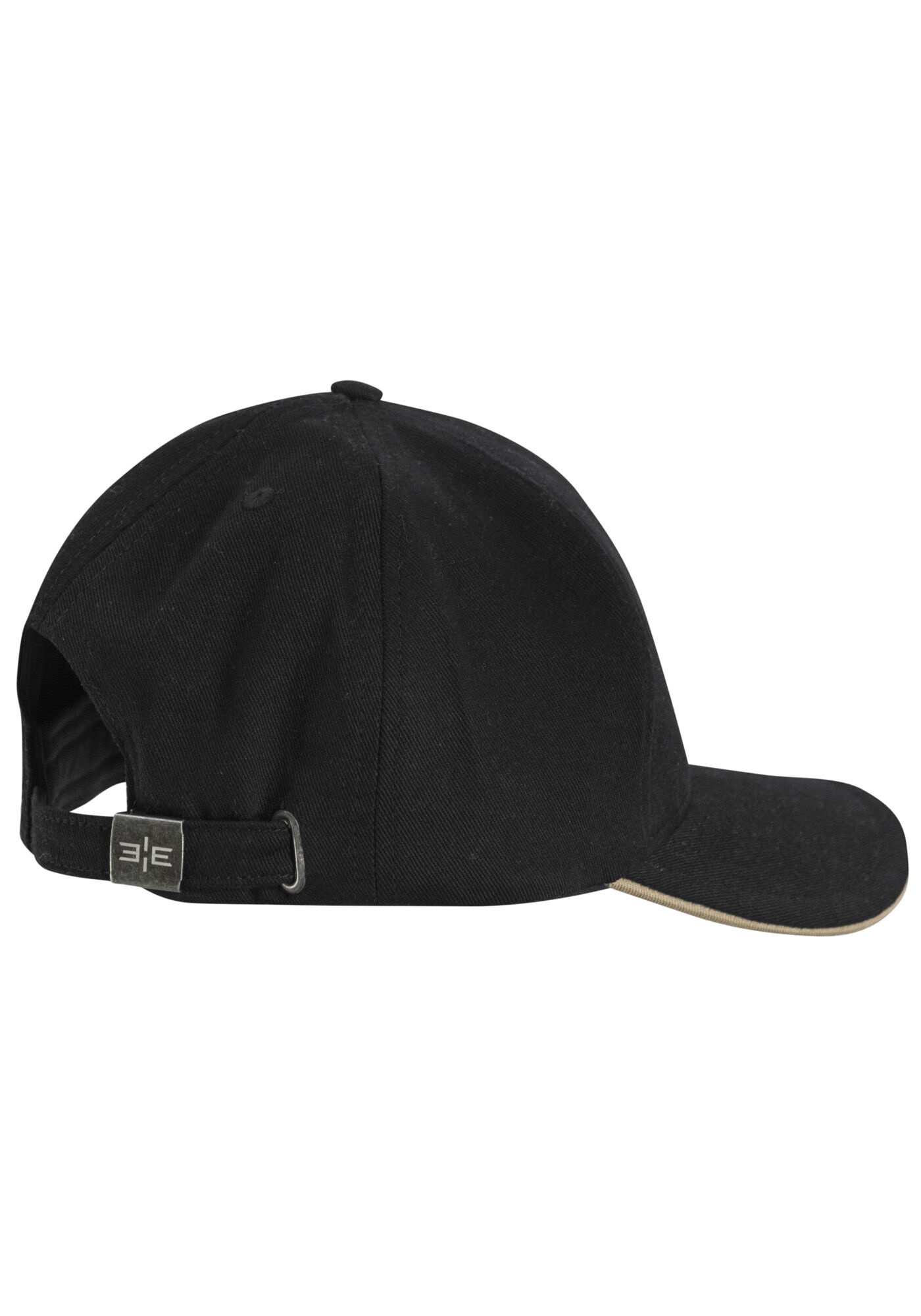 Bon&eacute; Masculino em Sarja Dad Hat com Filete, PRETO REATIVO, large.