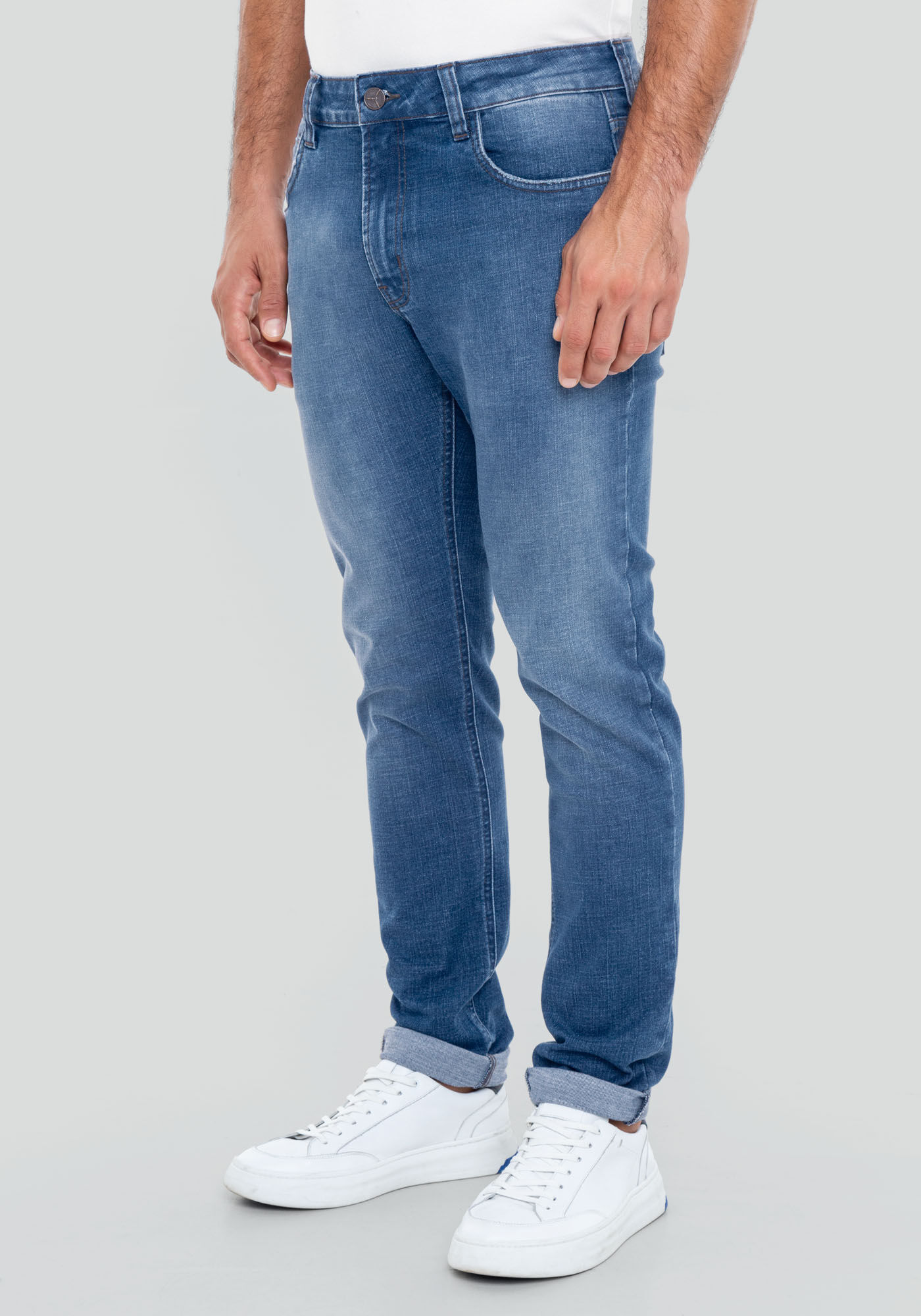 Cal a Jeans Masculina Slim Clima Control Hangar 33