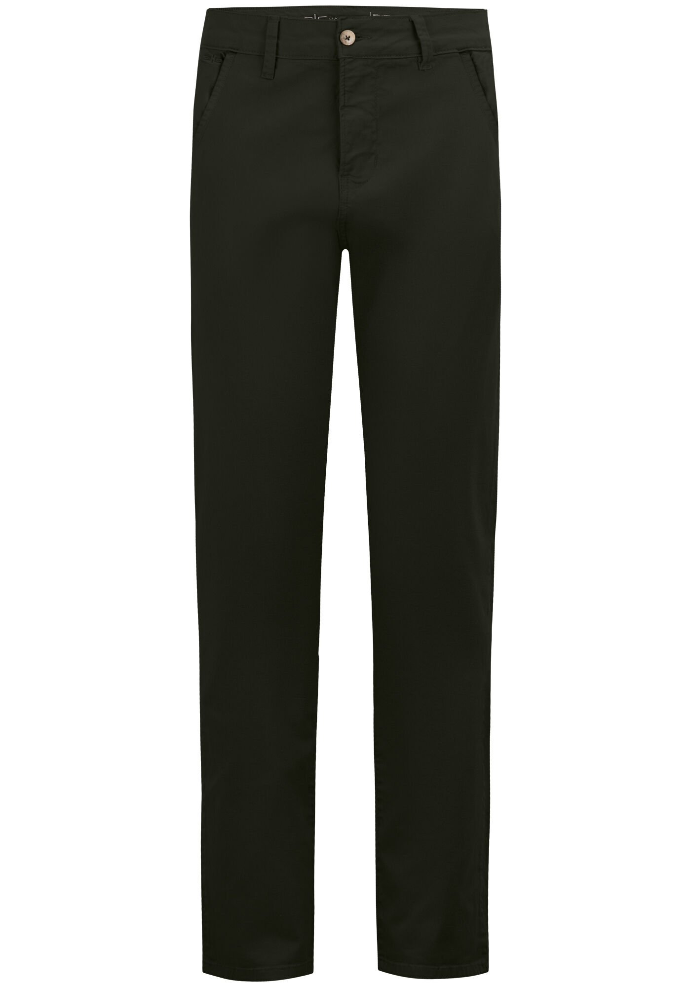 Cal&ccedil;a Reta Radial Em Sarja De Alfaiataria Com Elastano, PRETO REATIVO, large.