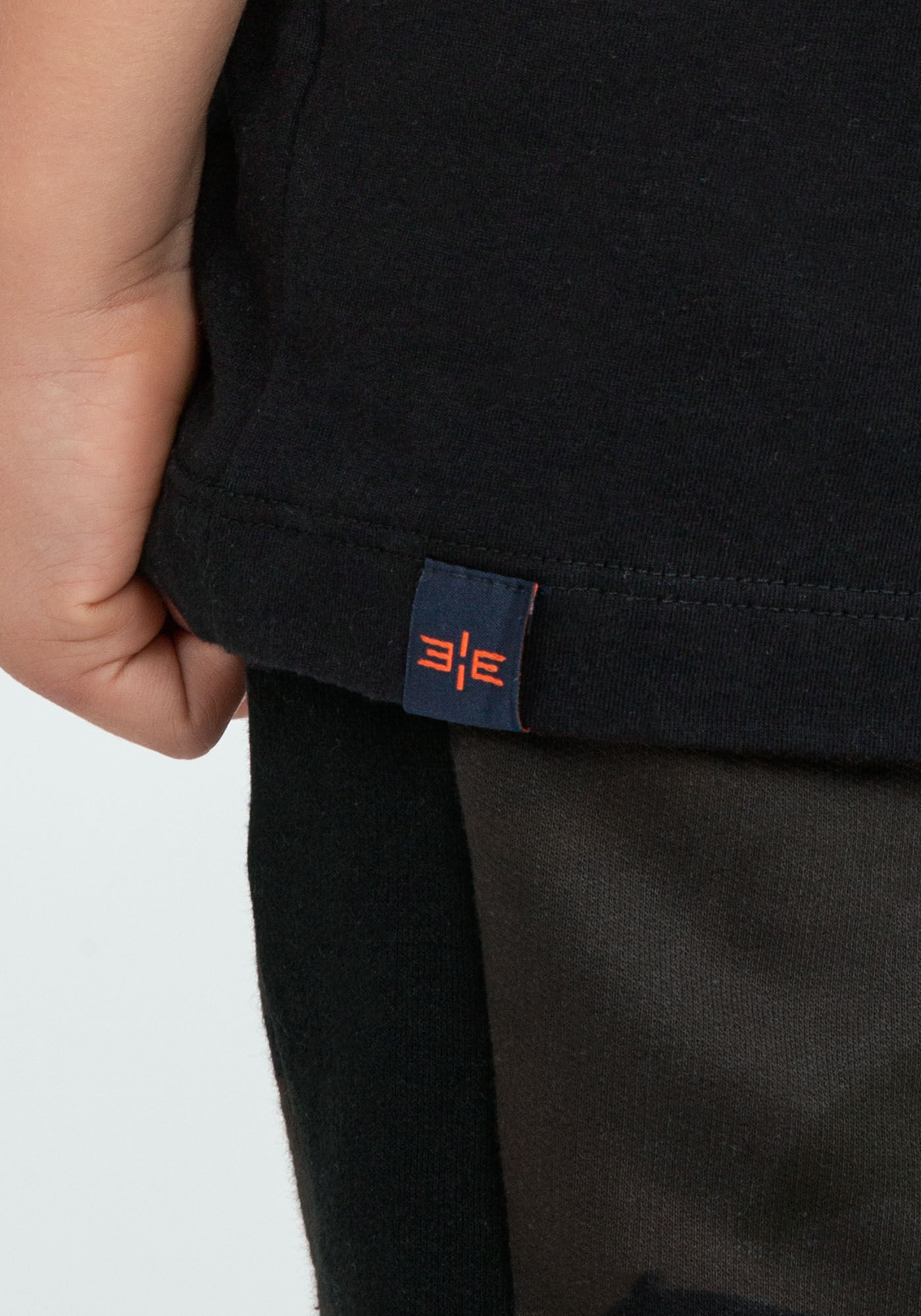 Camiseta Malha Estampa Camuflada Tal Pai Tal Filho Infantil, PRETO REATIVO, large.