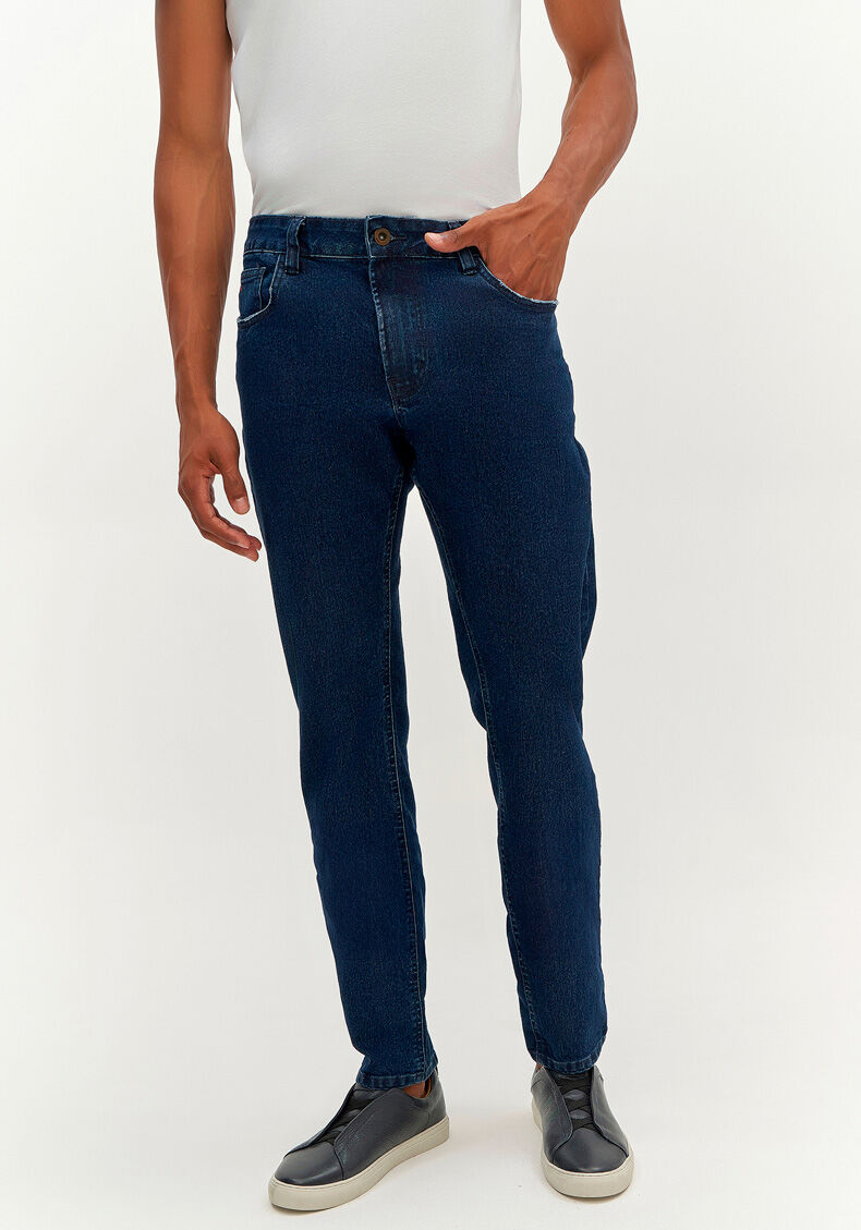 Cal a Jeans Masculina Slim Escura com Elastano Hangar 33