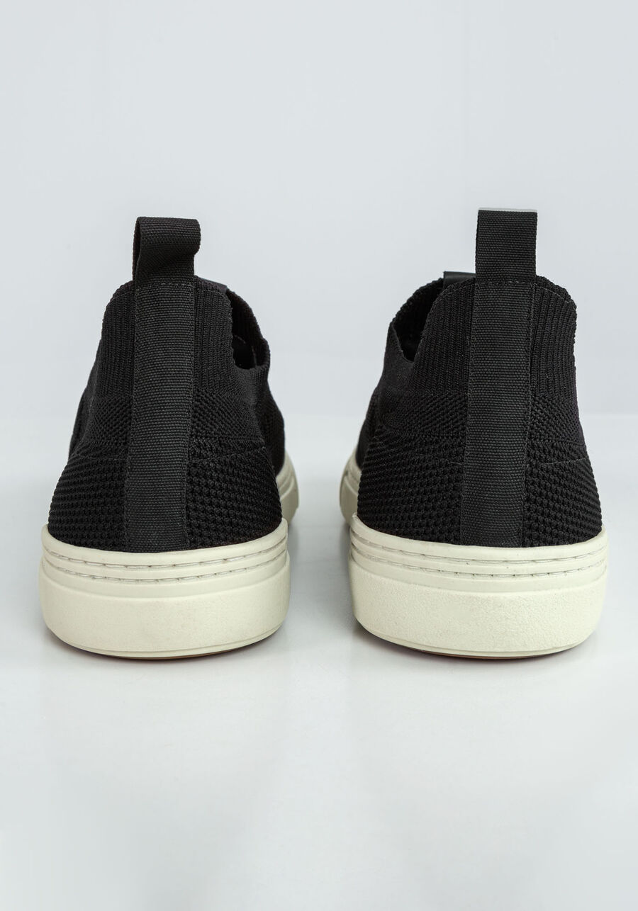 Tênis masculino em tecido meia, PRETO REATIVO. Tênis masculino em tecido meia, PRETO REATIVO, large.