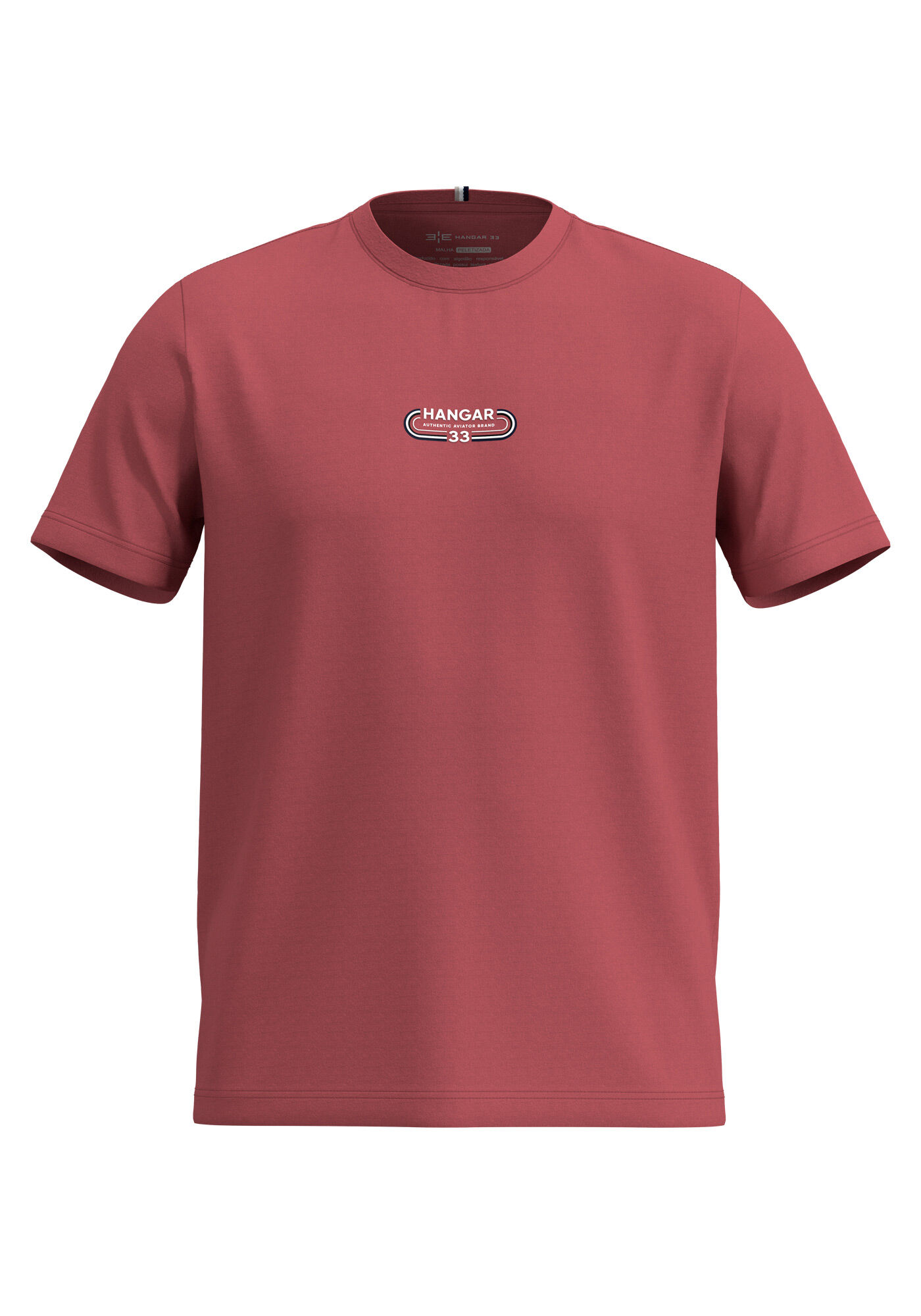 Camiseta Com Estampa Localizada Em Meia Malha Peletizada, ROSA ASTRO, large.