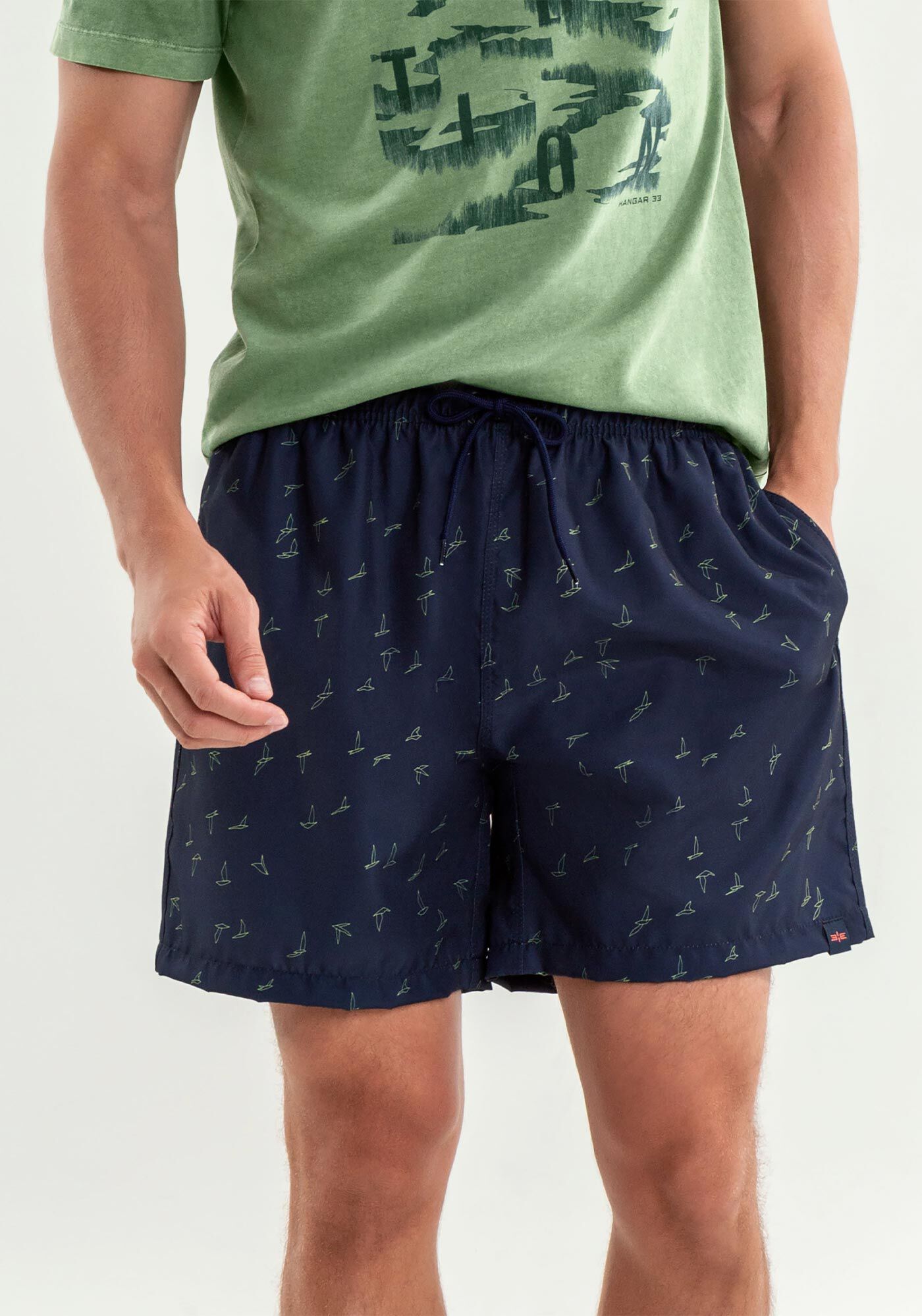 Short Masculino estampado, , large.