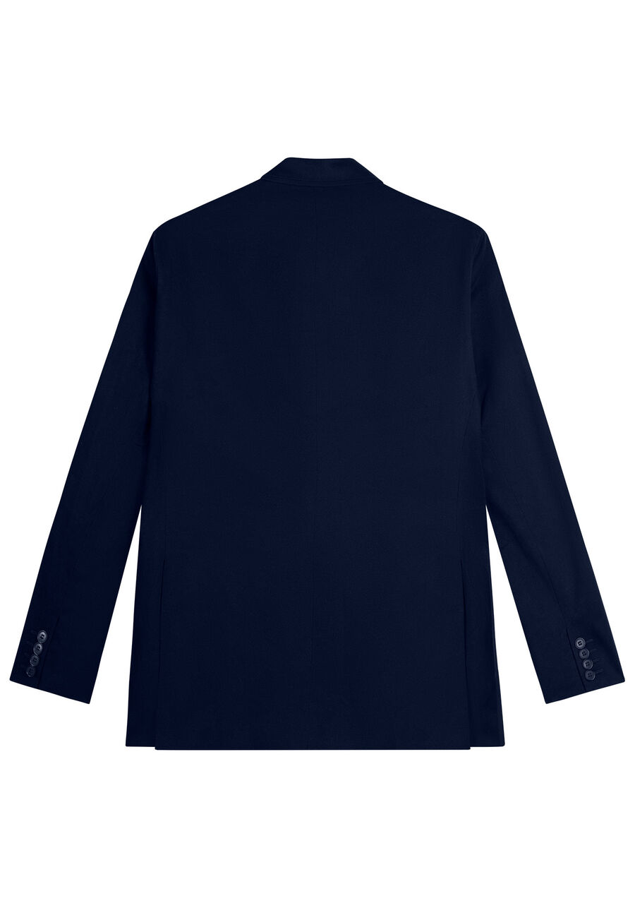Blazer Social Comfort Em Sarja Com Elastano, MARINHO ACTION. Blazer Social Comfort Em Sarja Com Elastano, MARINHO ACTION, large.