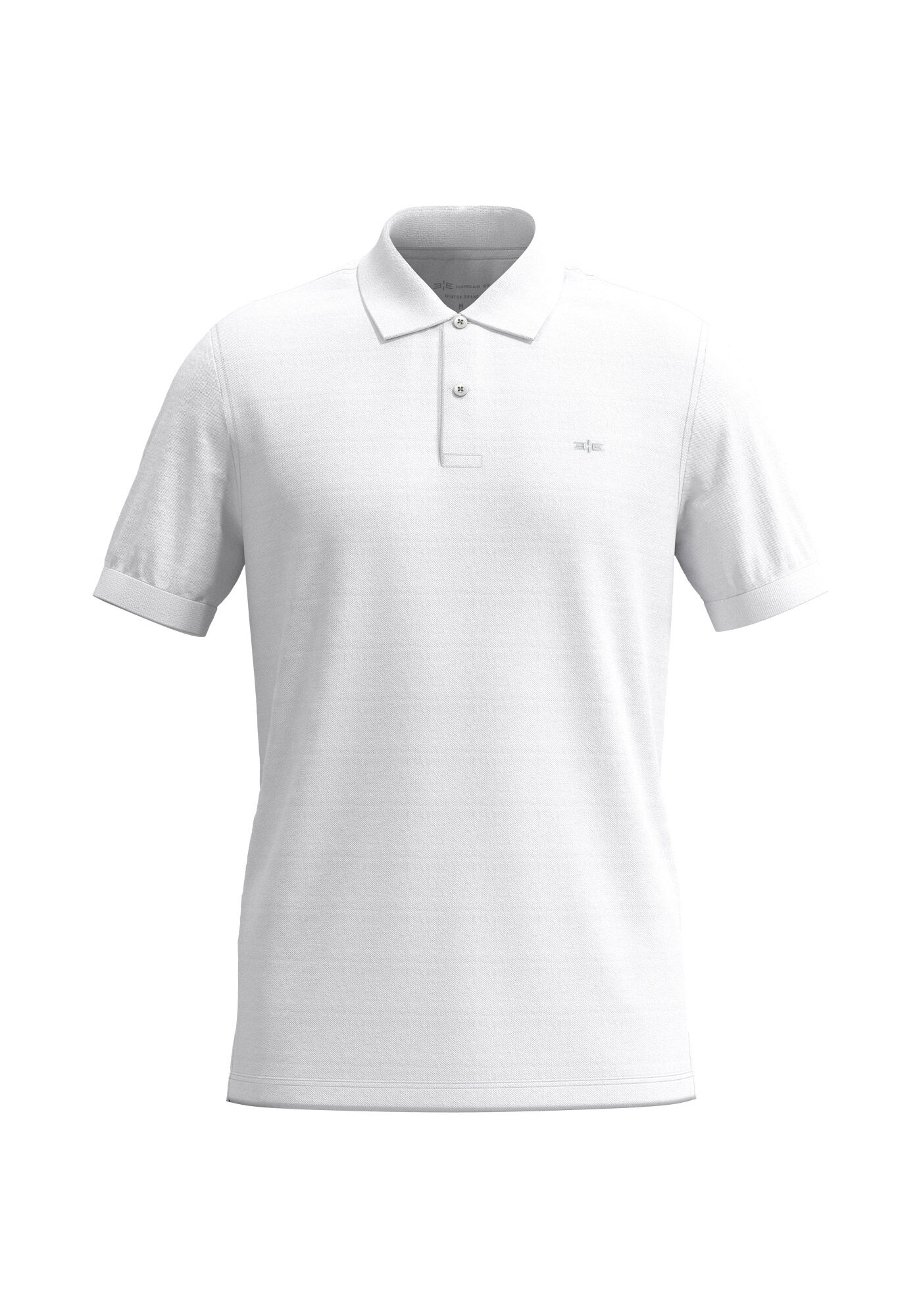 Camisa Polo De Mangas Curtas Colors Em Malha Mercerizada, BRANCO, large.