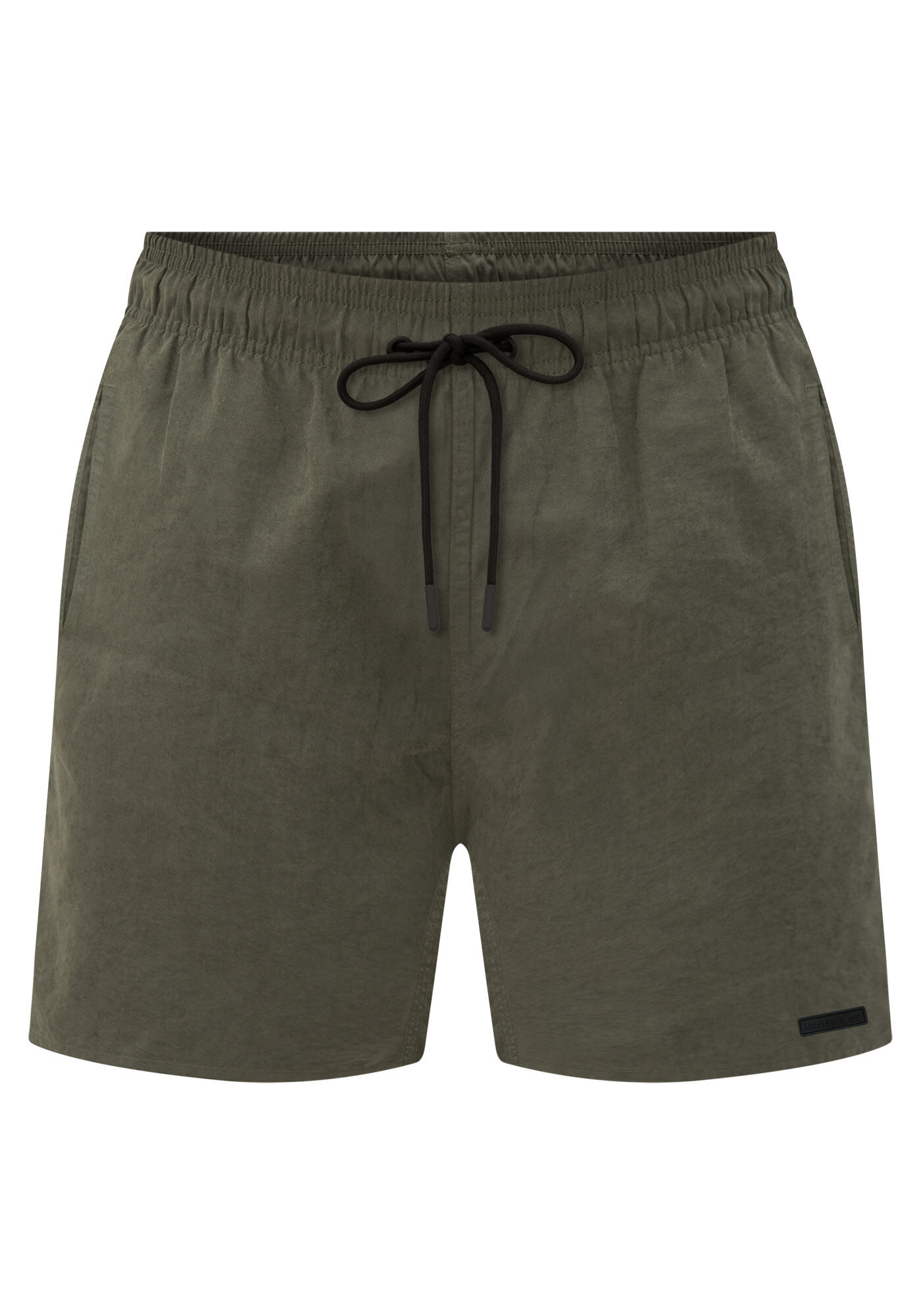 Shorts Com C&oacute;s El&aacute;stico E Bolsos, VERDE HEIR, large.