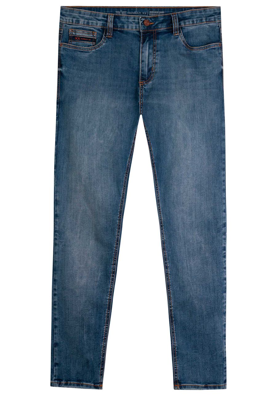 Calça Jeans Masculina Skinny com Elastano, JEANS. Calça Jeans Masculina Skinny com Elastano, JEANS, large.