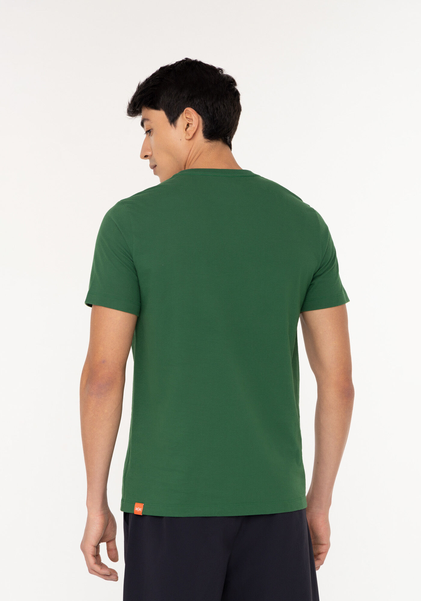 Camiseta Com Estampa E Manga Curta Em Meia Malha Peletizada, VERDE AMBAR, large.