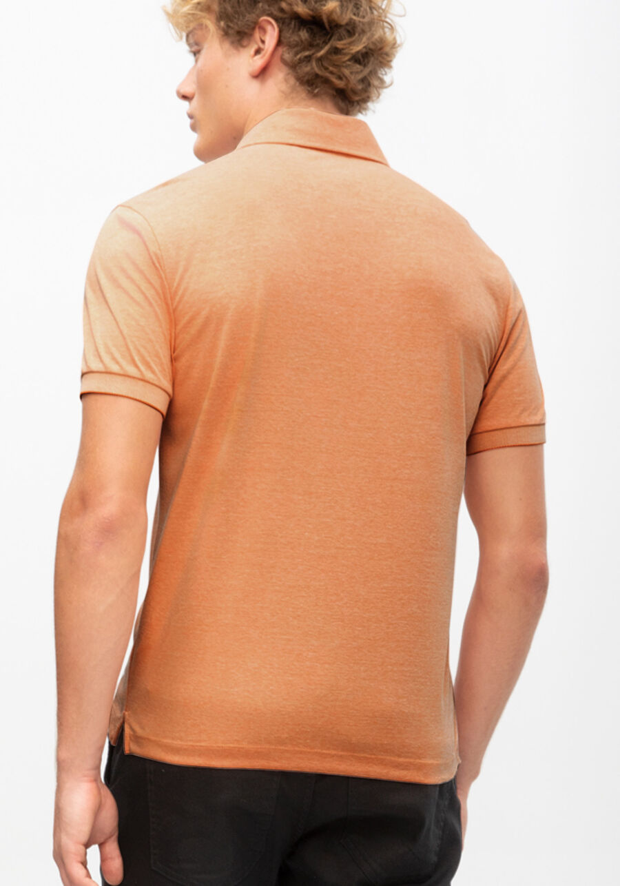 Camisa Polo Masculina em Malha Piquet Gold, LARANJA LITTIUM. Camisa Polo Masculina em Malha Piquet Gold, LARANJA LITTIUM, large.