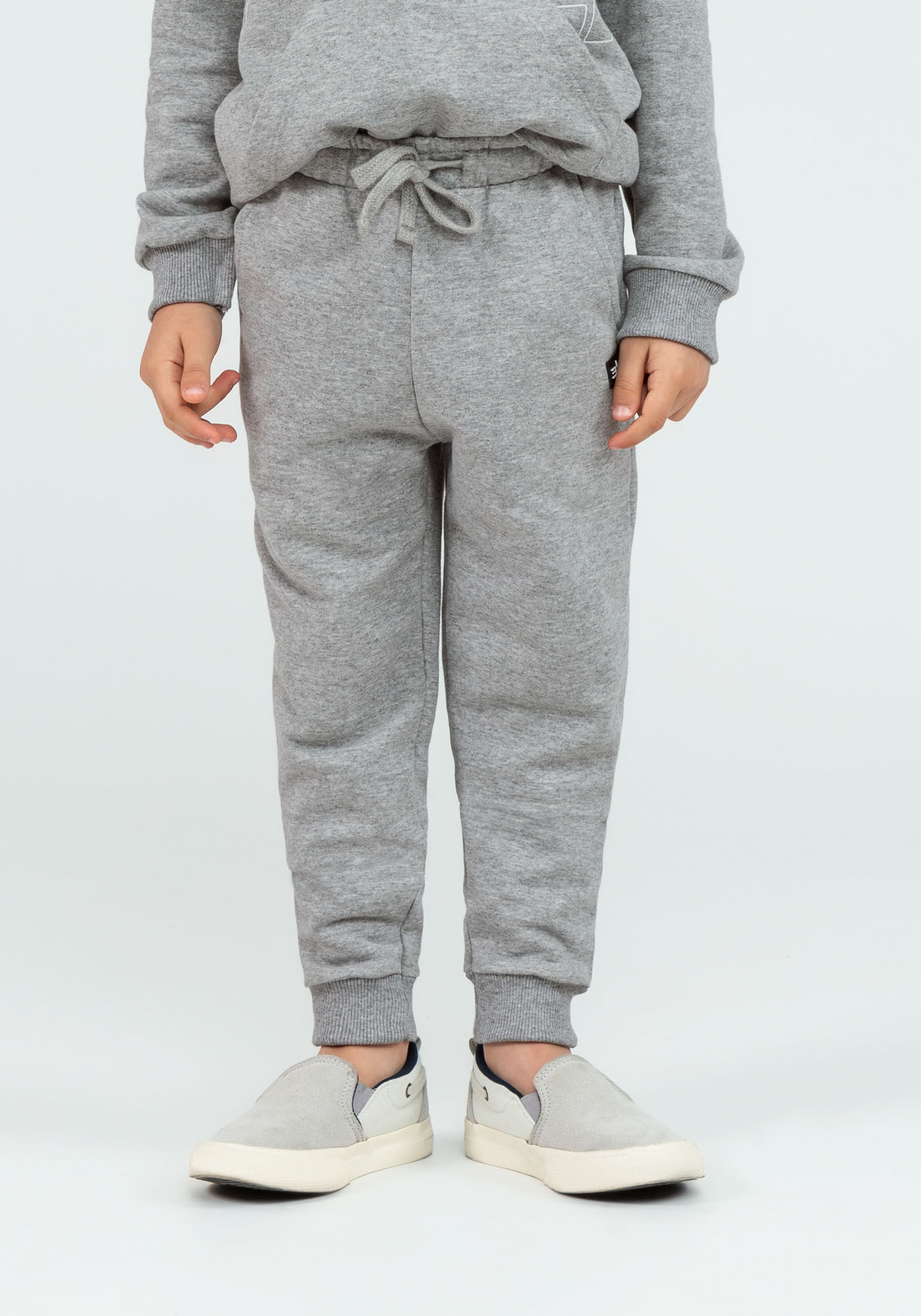 Cal&ccedil;a em Moletom com Bolsos Tal Pai Tal Filho Infantil, MESCLA MEDIO, large.