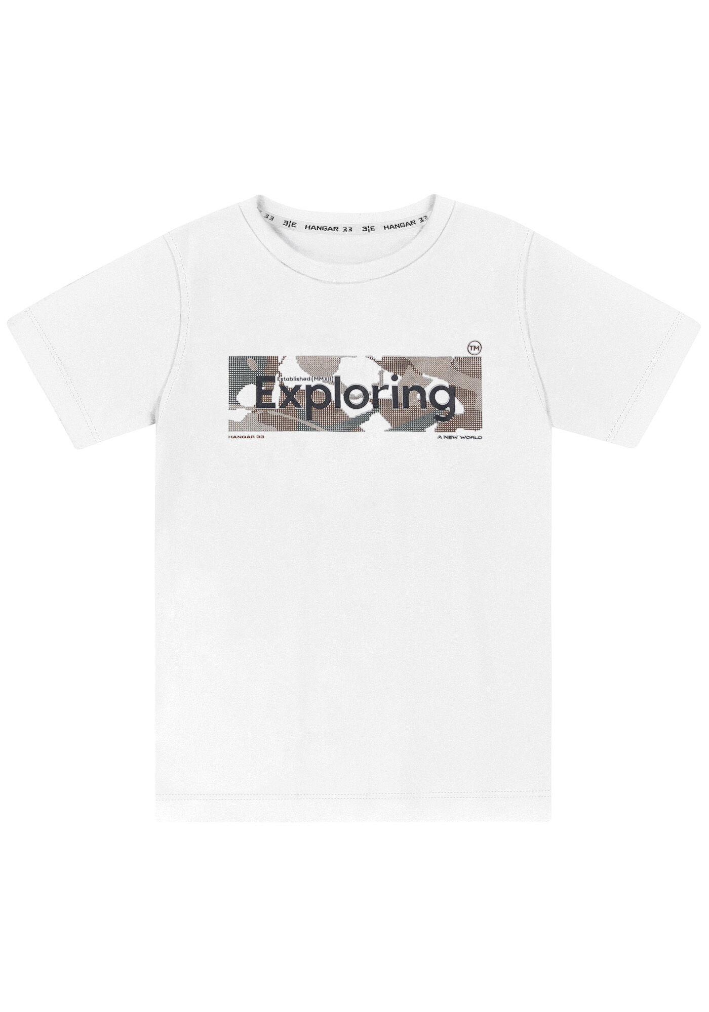 Camiseta Malha Estampa Camuflada Tal Pai Tal Filho Infantil, , large.