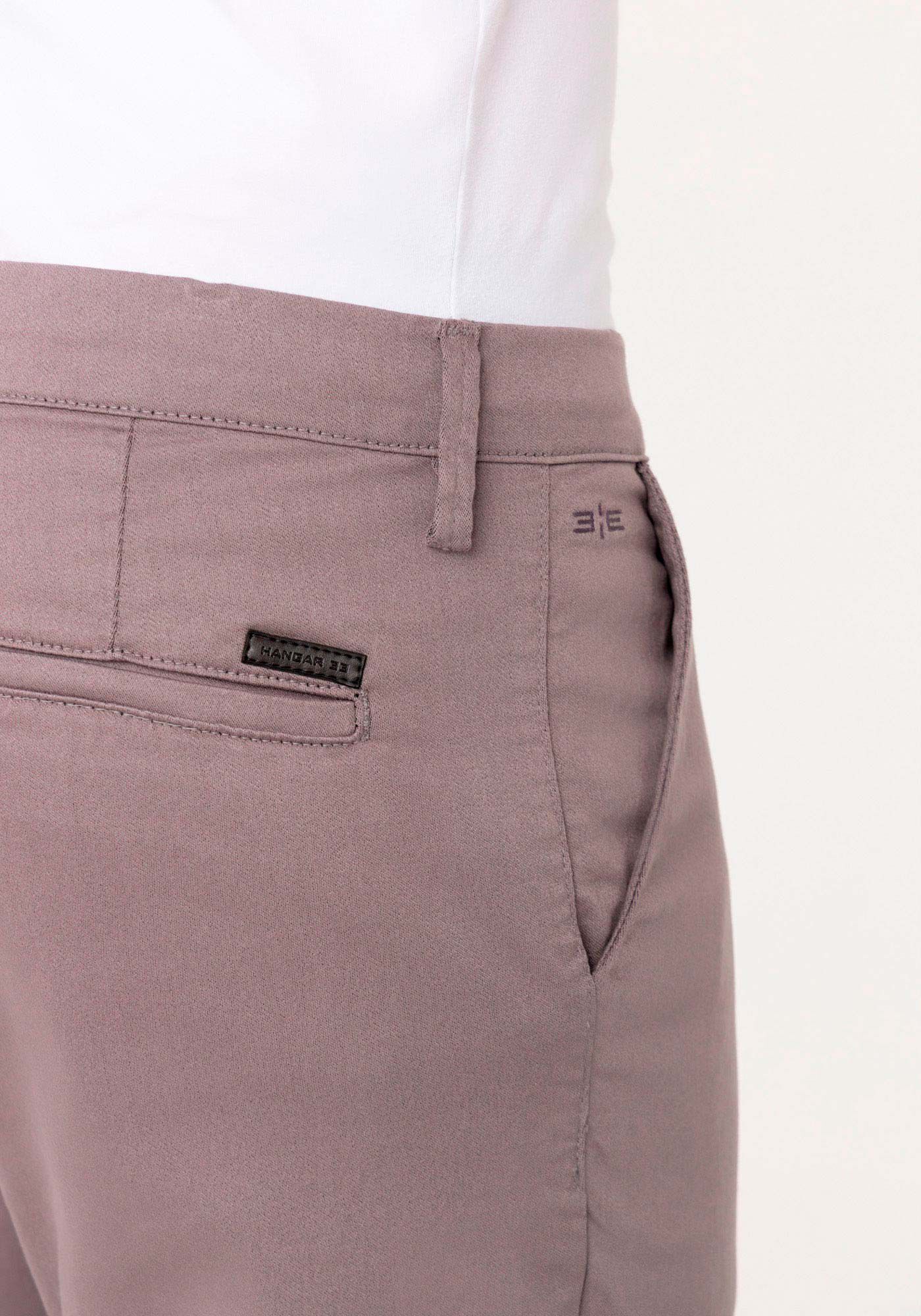 Cal&ccedil;a Slim Turbofan Chino Em Sarja Amaciada, CINZA COUNTRY, large.