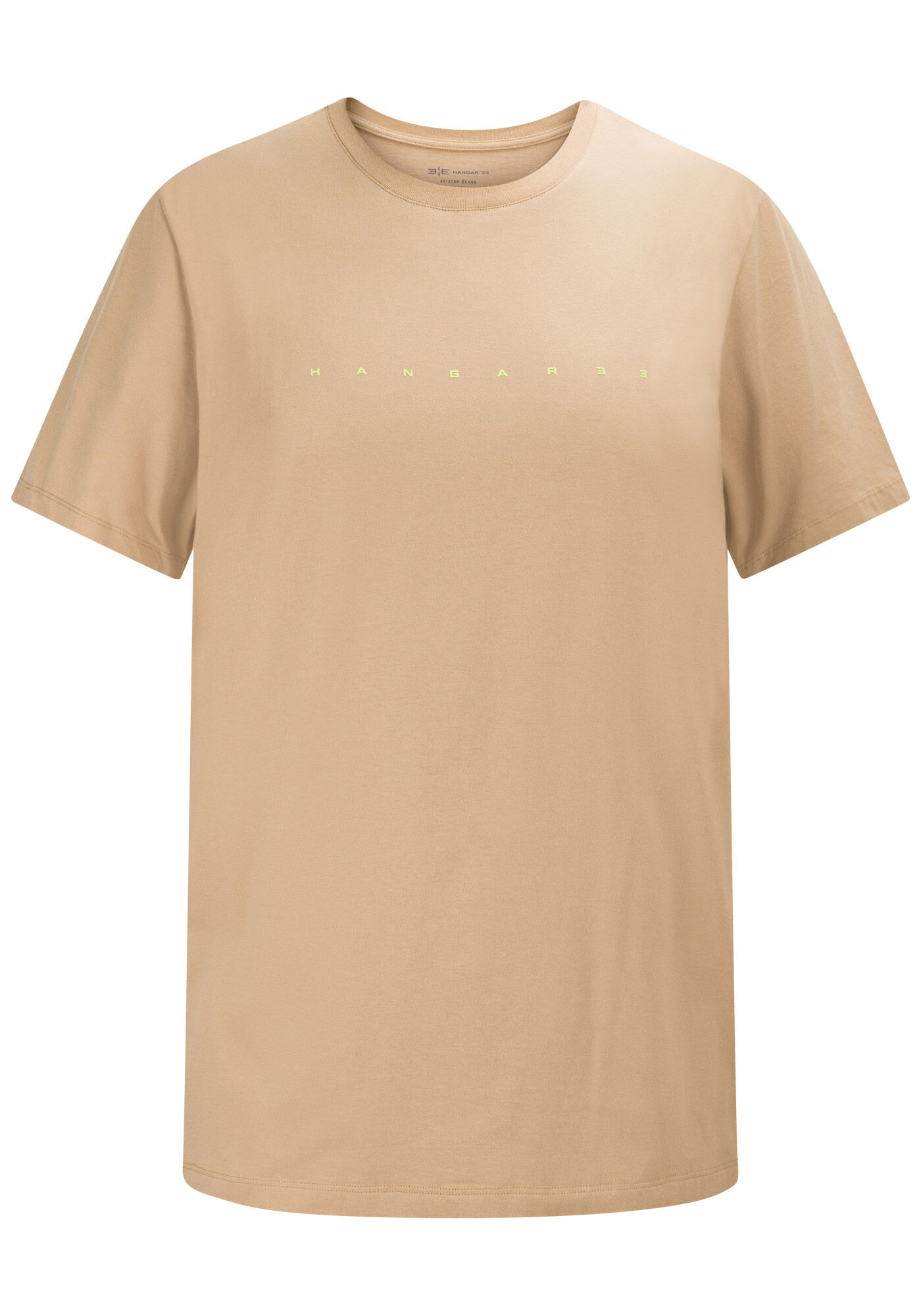 Camiseta Masculina Big & Tall em Malha Paletizada, BEGE TIGER, large.