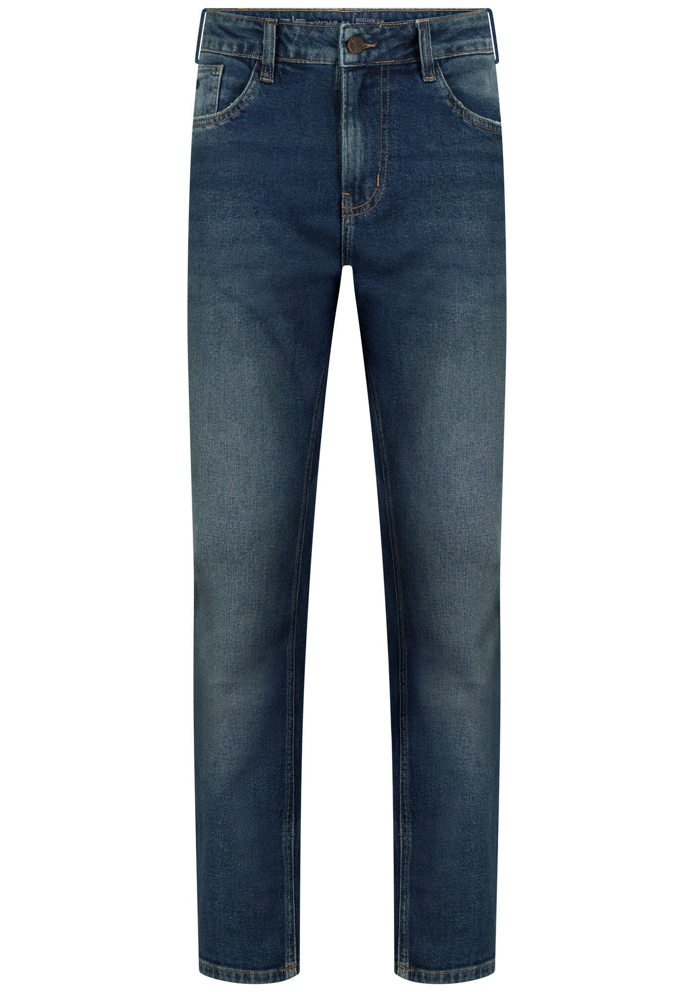 Cal&ccedil;a Slim Turbofan Em Jeans Com Elastano, JEANS, large.